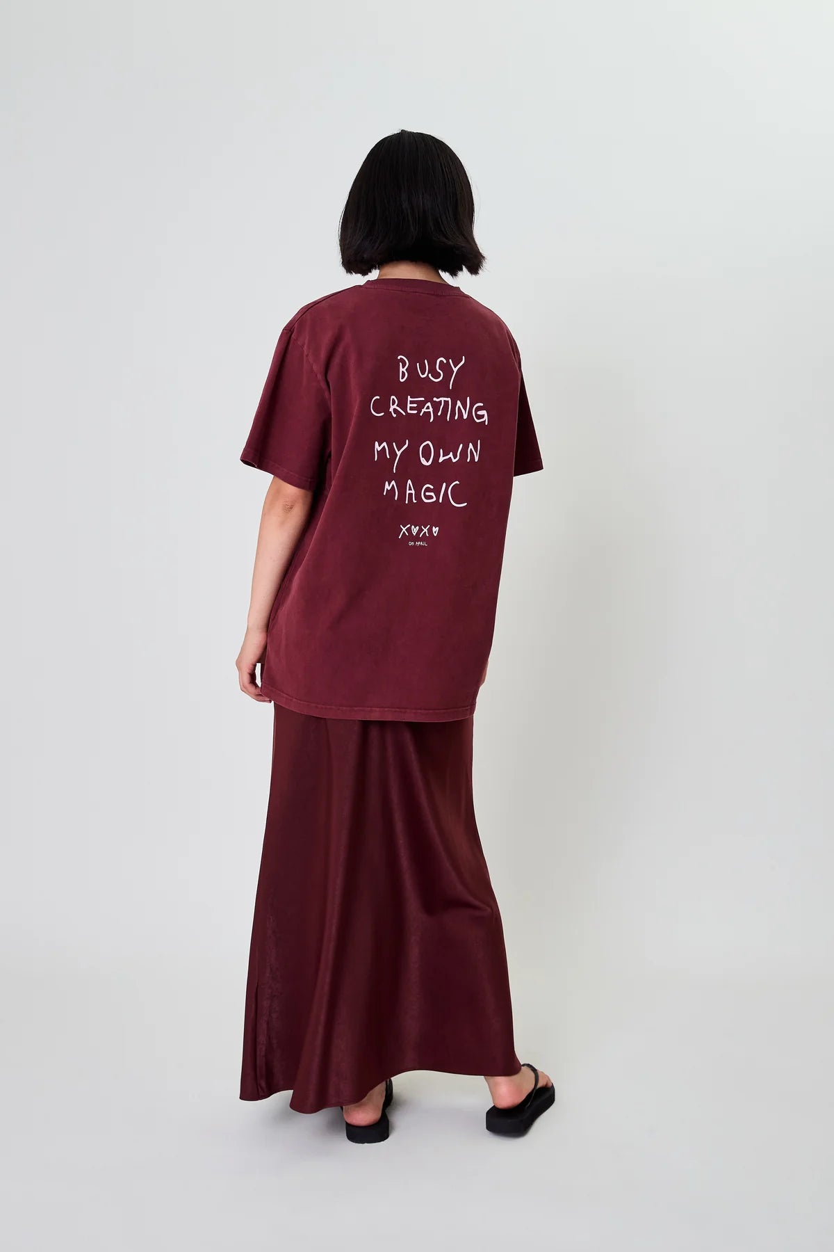 OH APRIL Skirt "Jaelynn" cherrywood