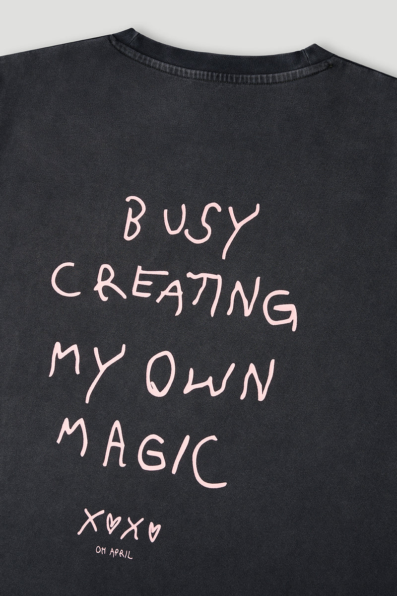 OH APRIL T-Shirt "Magic" dark grey