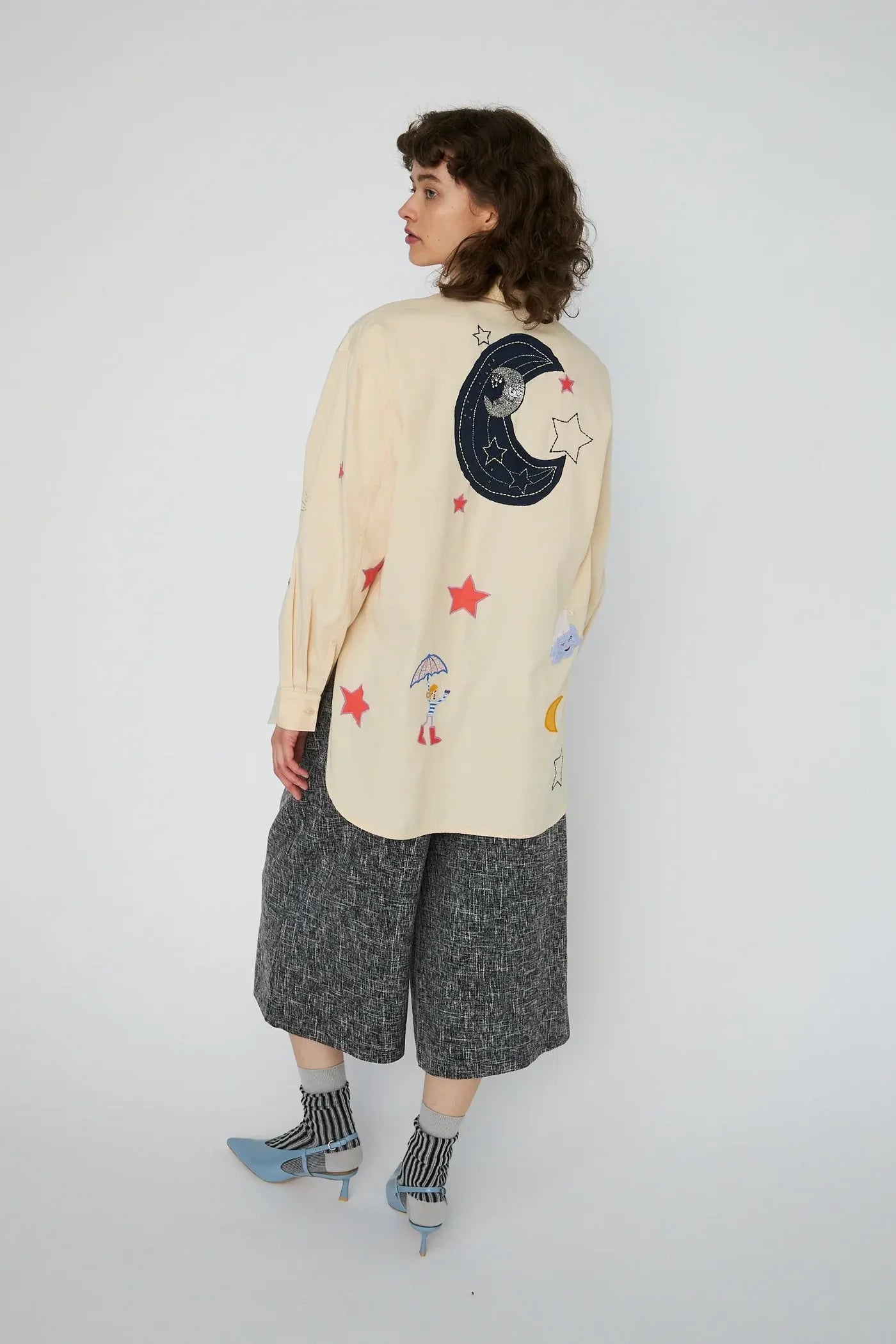 STELLA NOVA Shirt "Bead embellished" creme