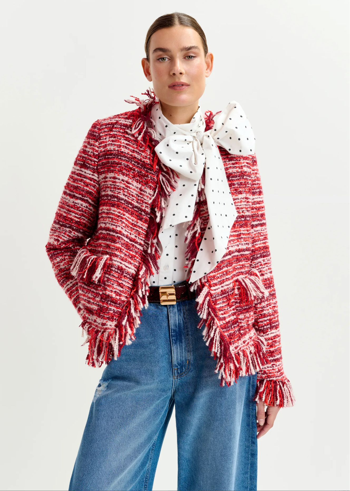ESSENTIEL ANTWERP Jacket "Iskra" burgundy
