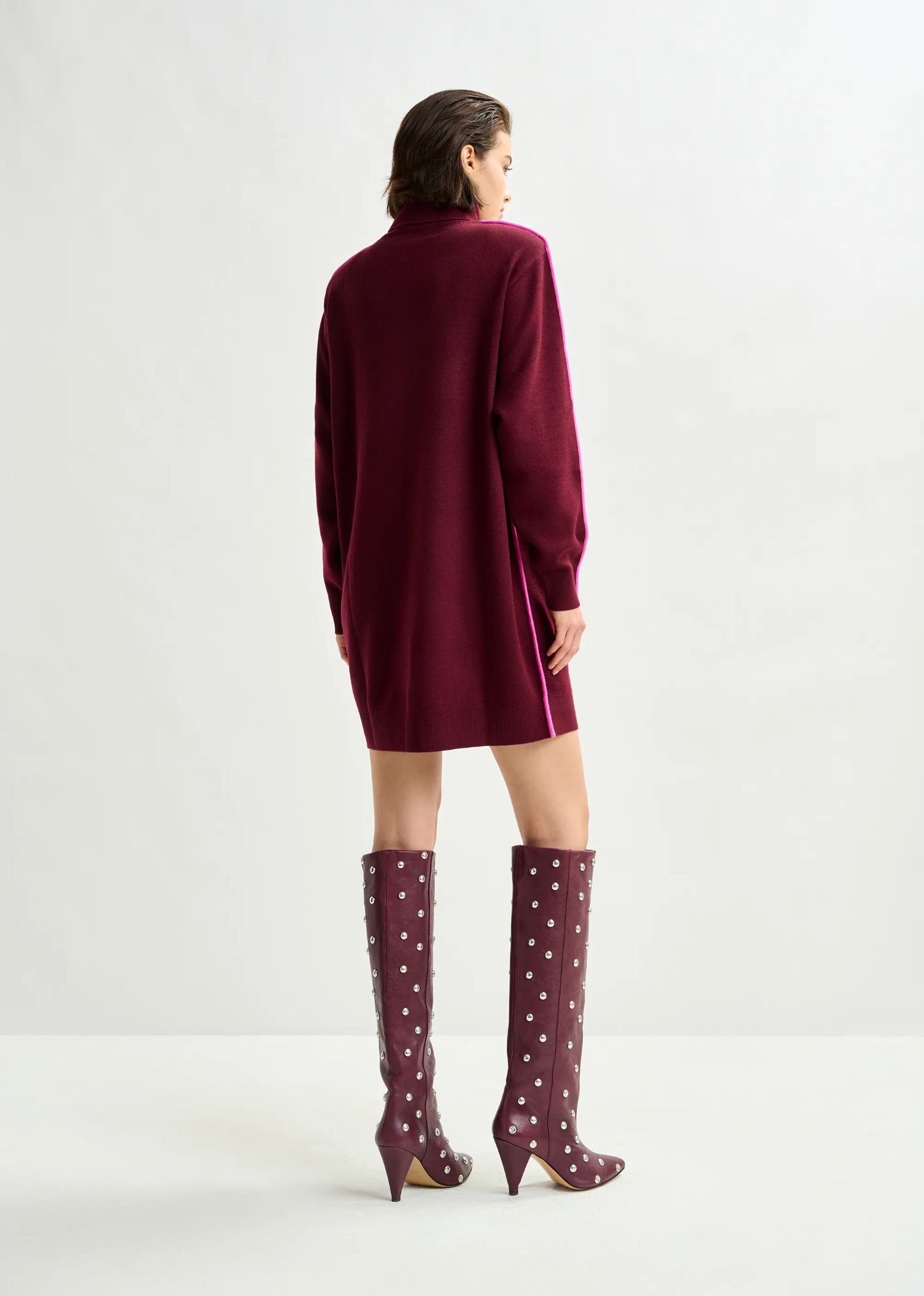 ESSENTIEL ANTWERP Dress "Idress" burgundy