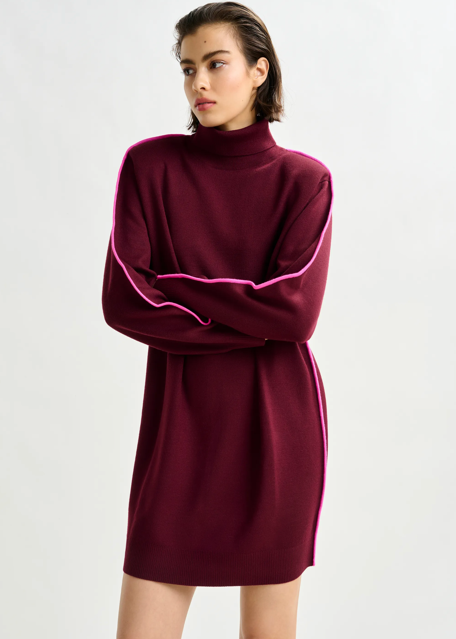 ESSENTIEL ANTWERP Dress "Idress" burgundy
