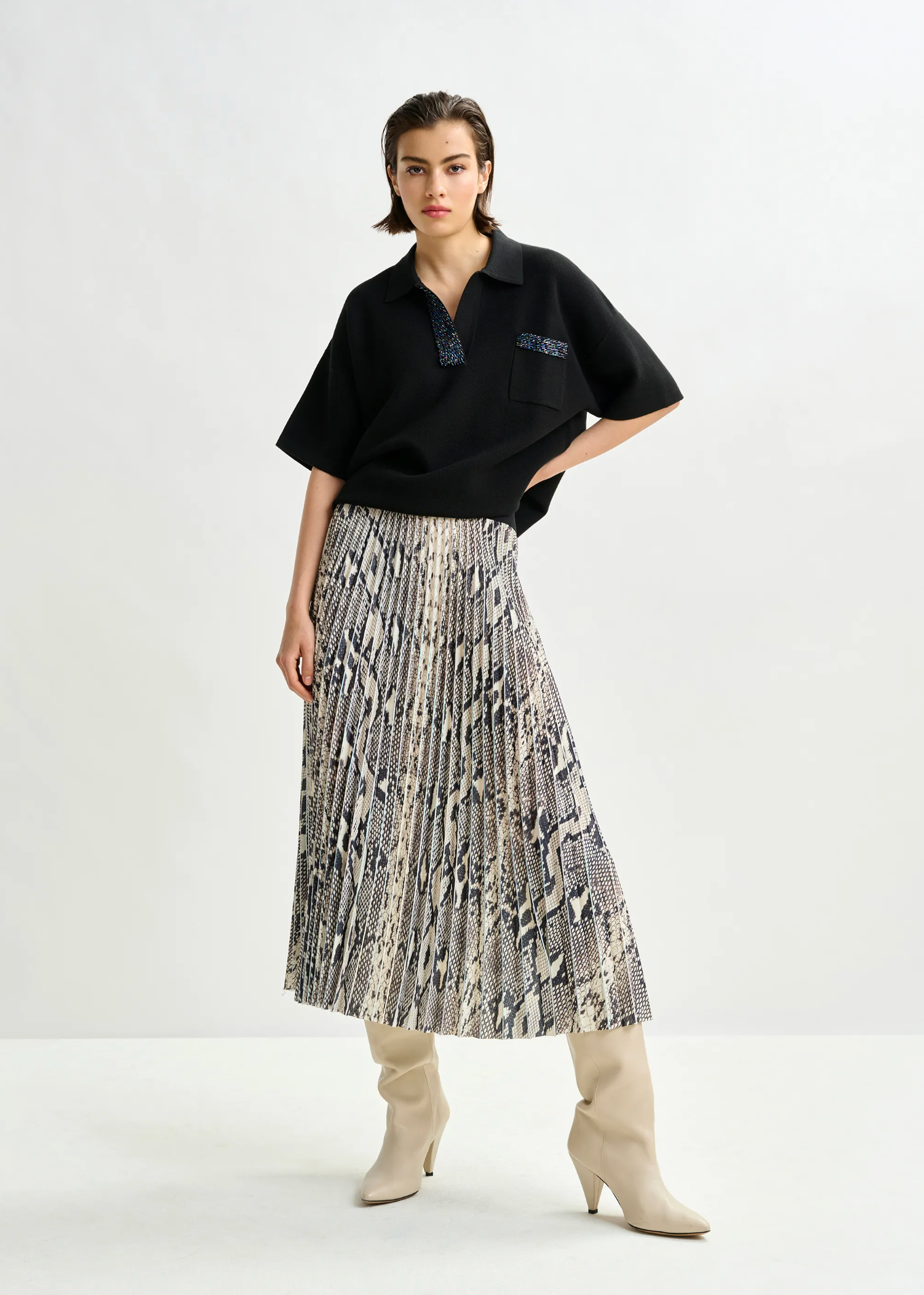 ESSENTIEL ANTWERP Skirt "Indira" beige