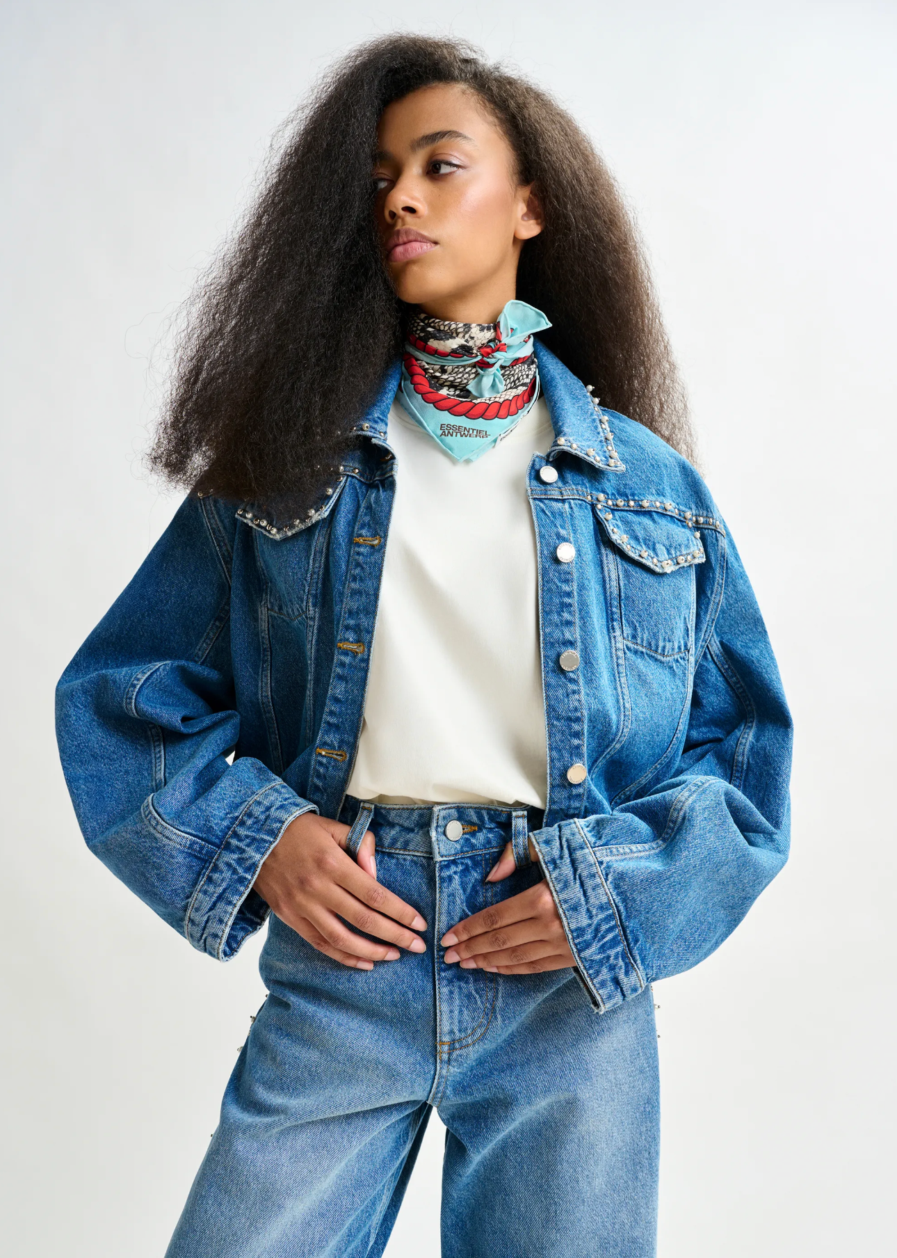 ESSENTIEL ANTWERP Jacket "Idolized" blue