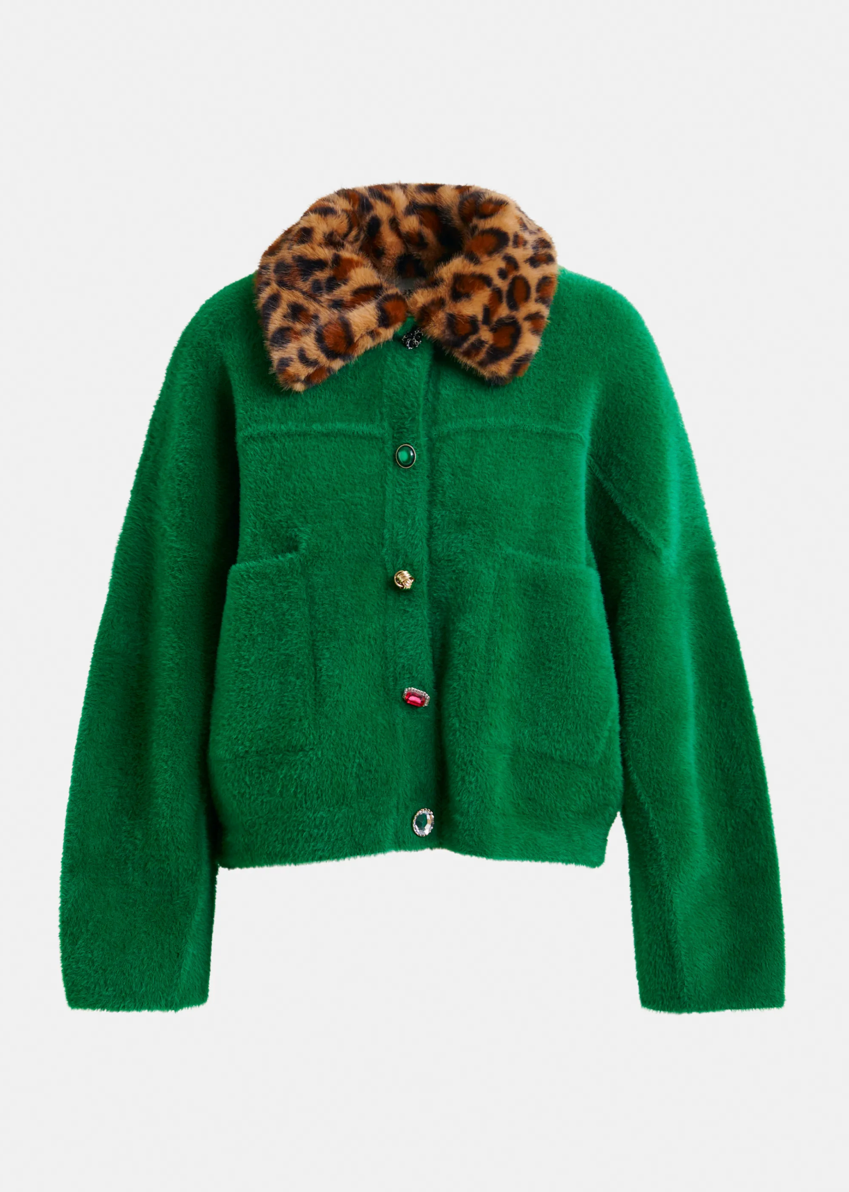 ESSENTIEL ANTWERP Cardigan "Intention" green