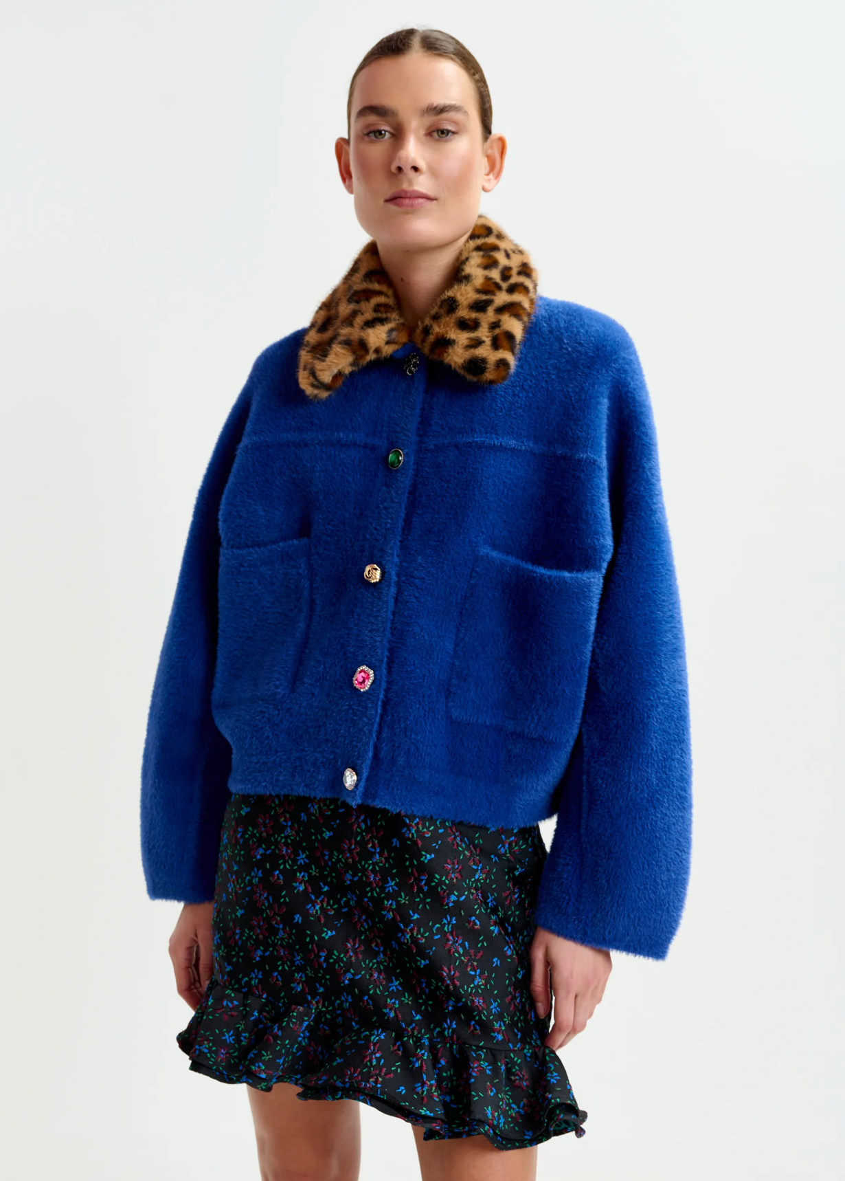 ESSENTIEL ANTWERP Cardigan "Intention" blue