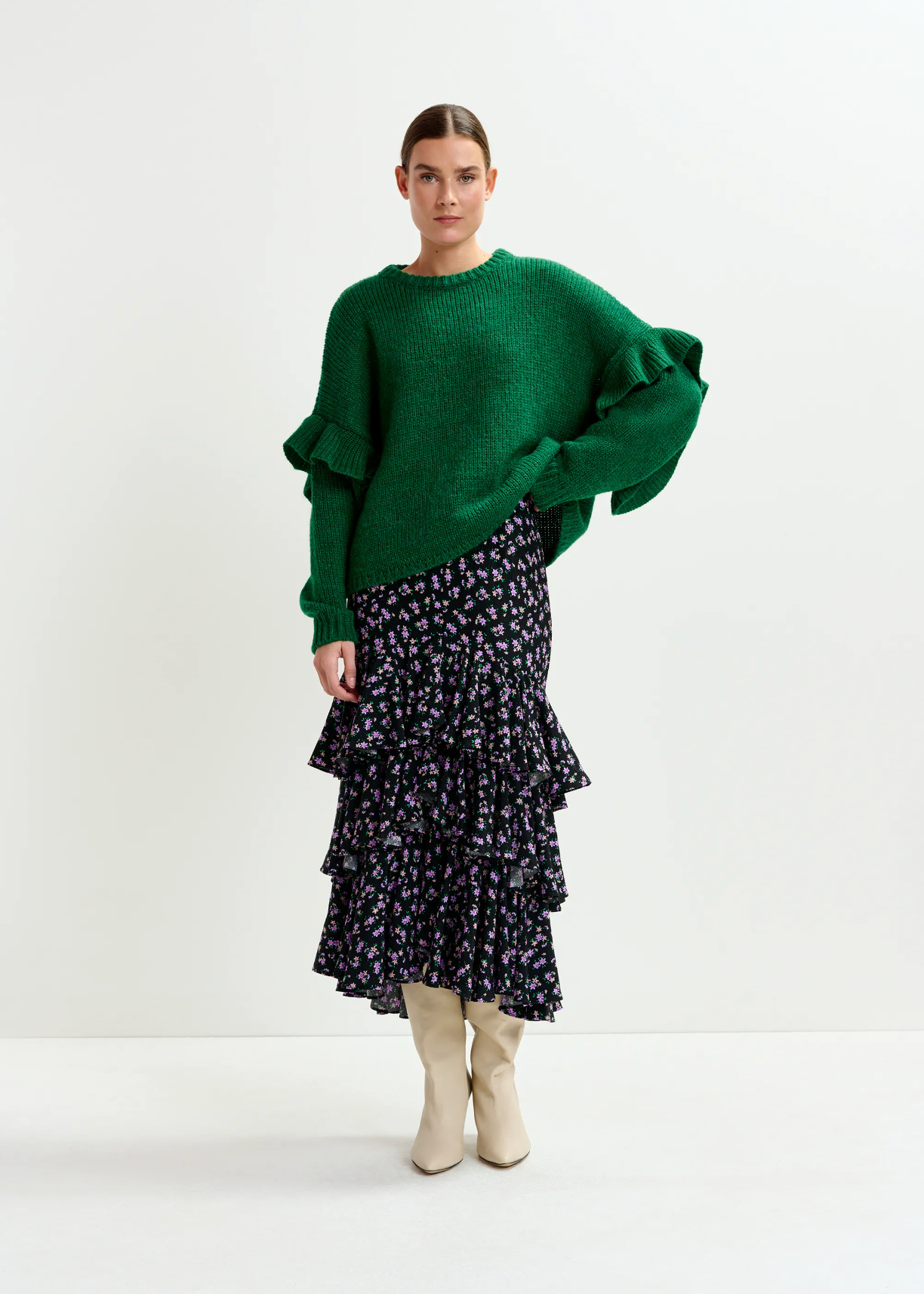 ESSENTIEL ANTWERP Skirt flowers "Ilana"