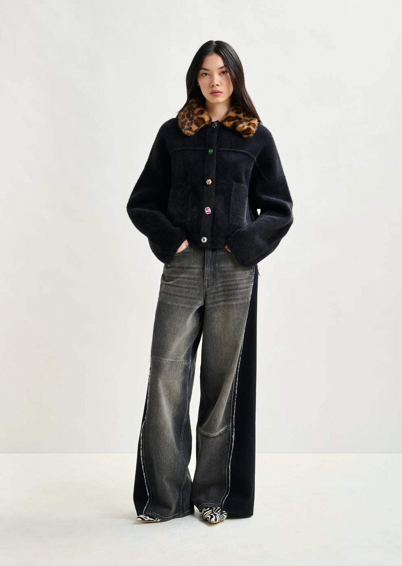 ESSENTIEL ANTWERP Cardigan "Intention" black