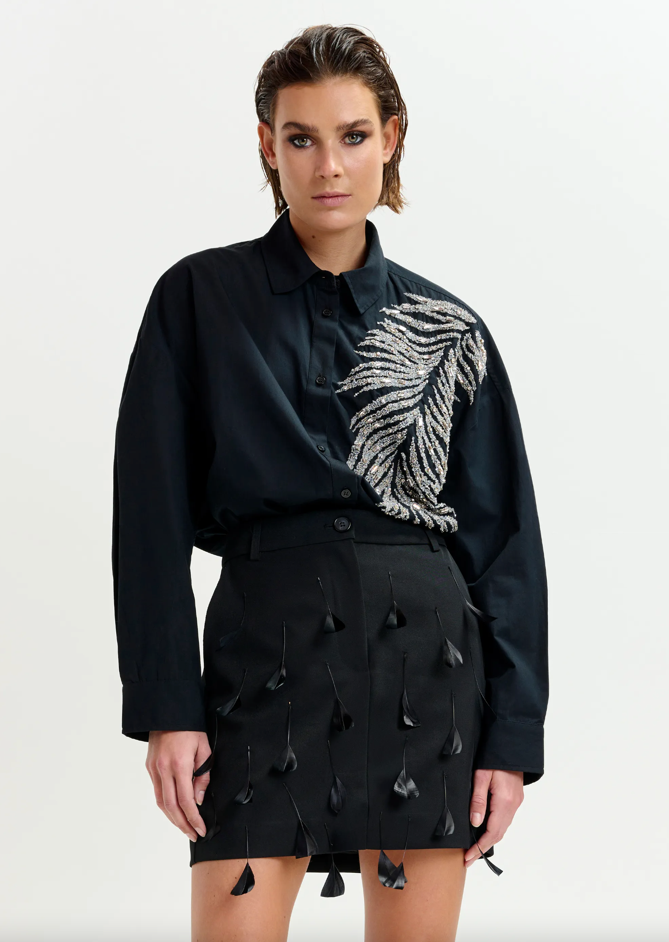 ESSENTIEL ANTWERP Shirt "Iliza" black