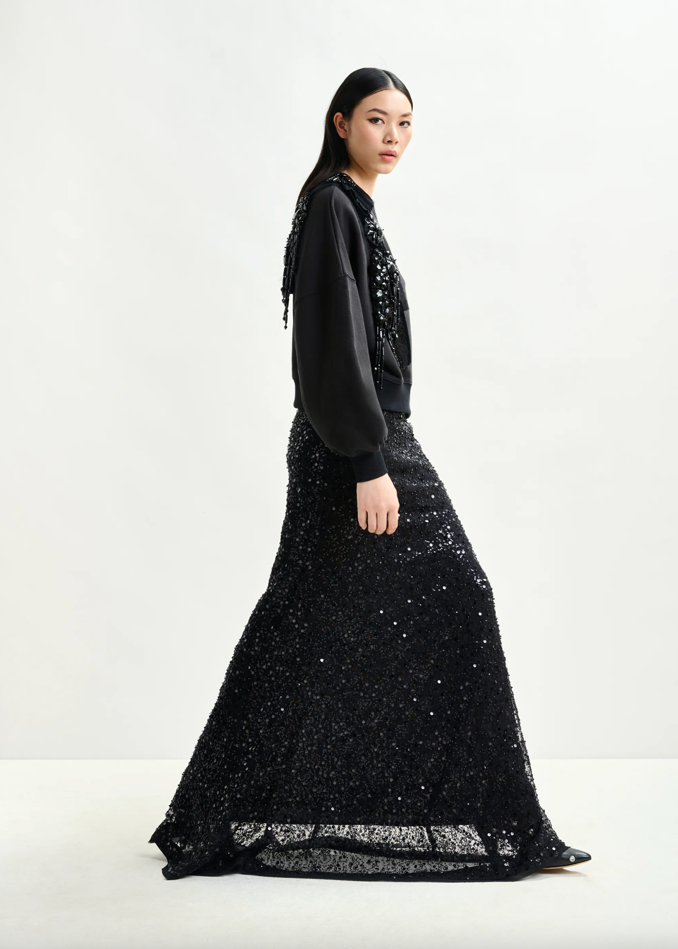 ESSENTIEL ANTWERP Skirt "Isequins" black