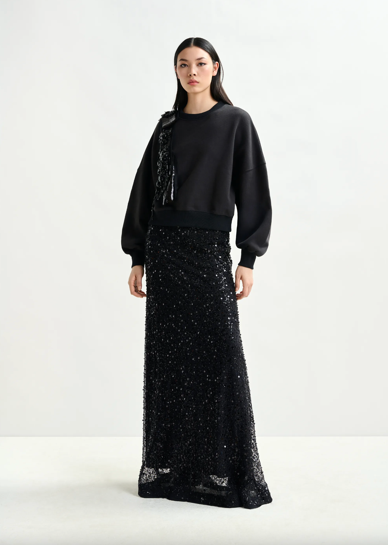 ESSENTIEL ANTWERP Skirt "Isequins" black