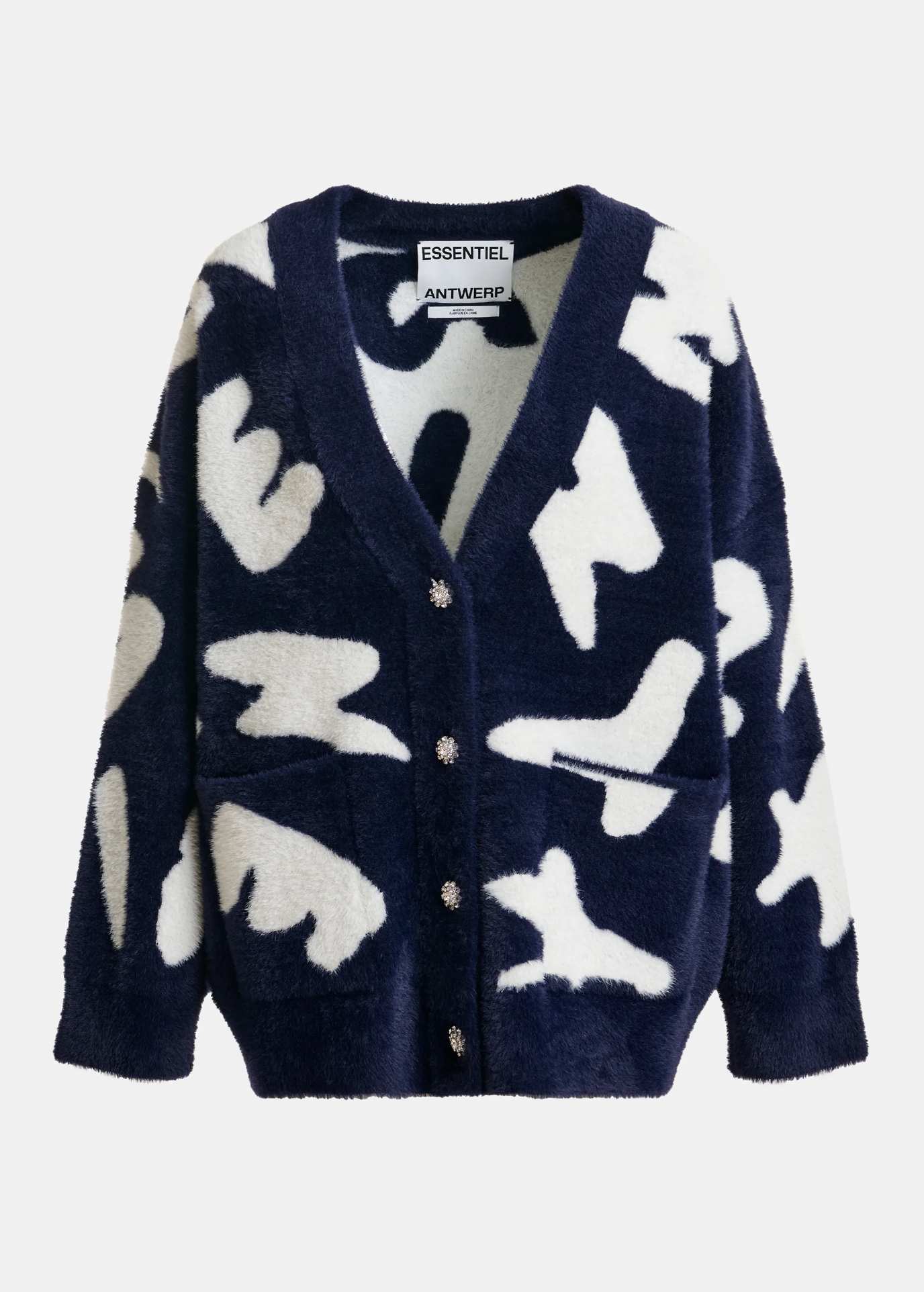 ESSENTIEL ANTWERP Cardigan "Jarden" navy