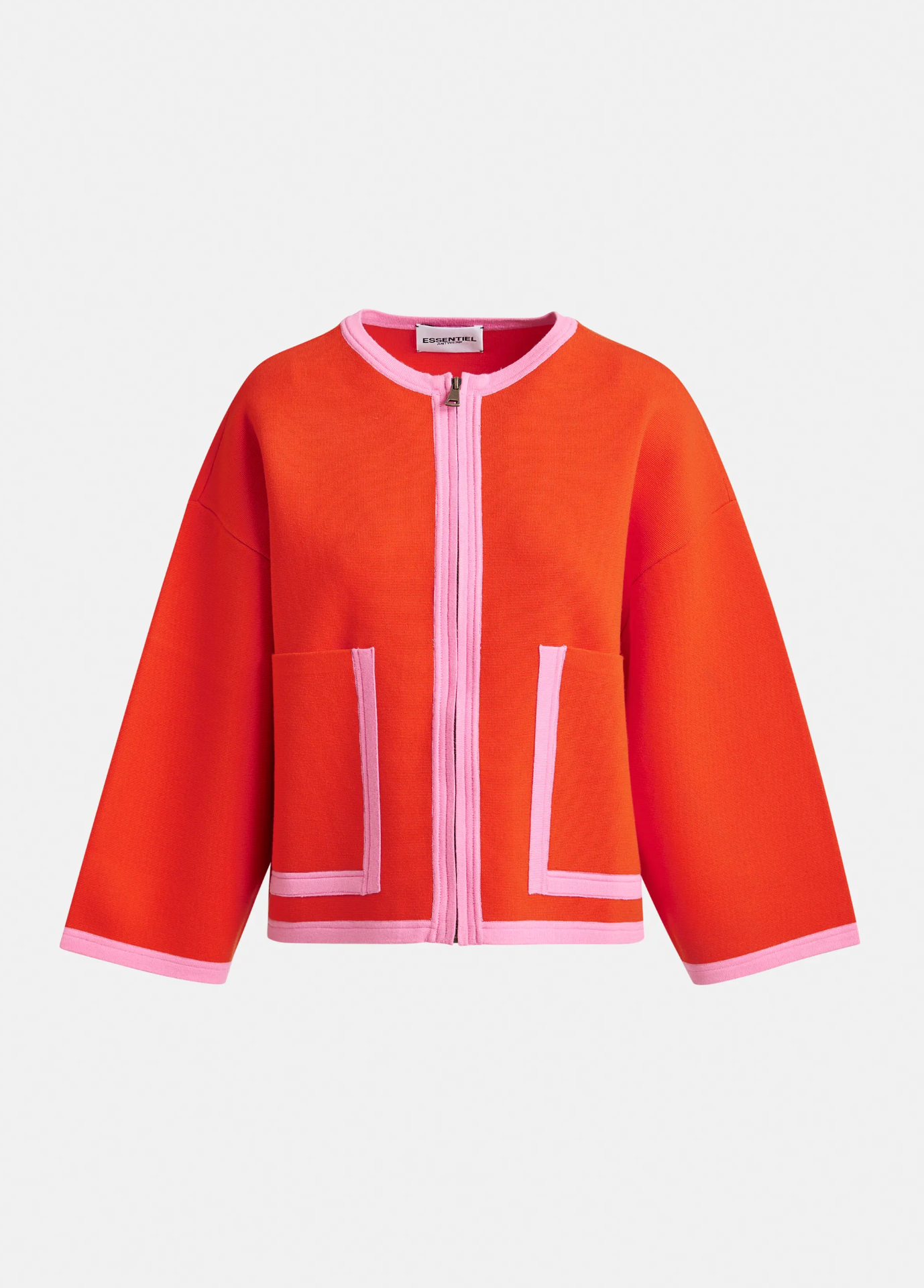 ESSENTIEL ANTWERP Cardigan "Jani" orange/pink