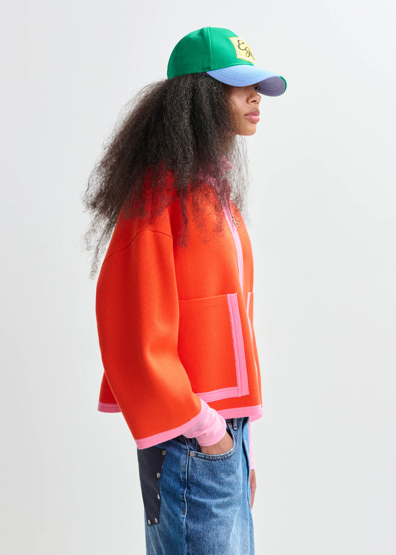ESSENTIEL ANTWERP Cardigan "Jani" orange/pink