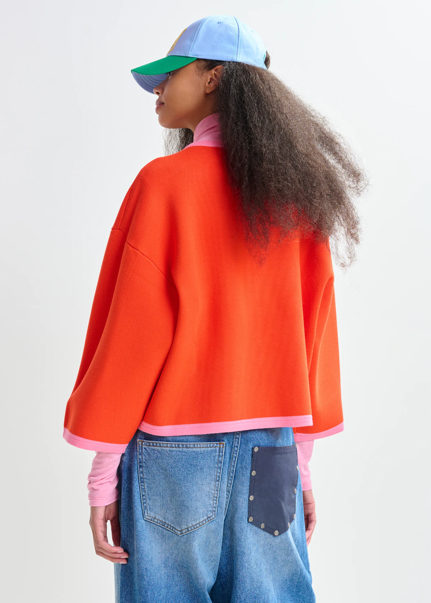ESSENTIEL ANTWERP Cardigan "Jani" orange/pink
