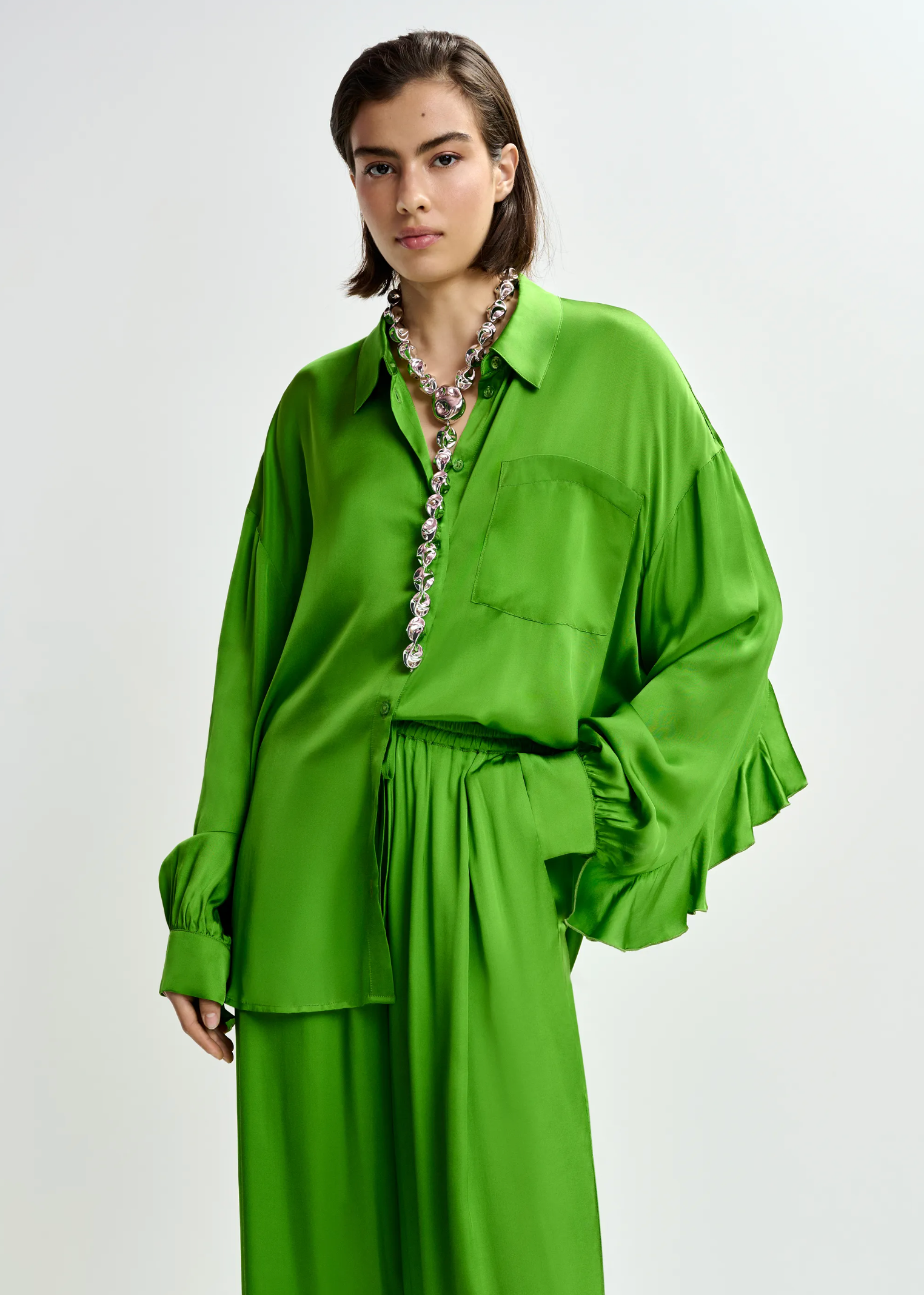 ESSENTIEL ANTWERP Shirt "Judith" spirulina green