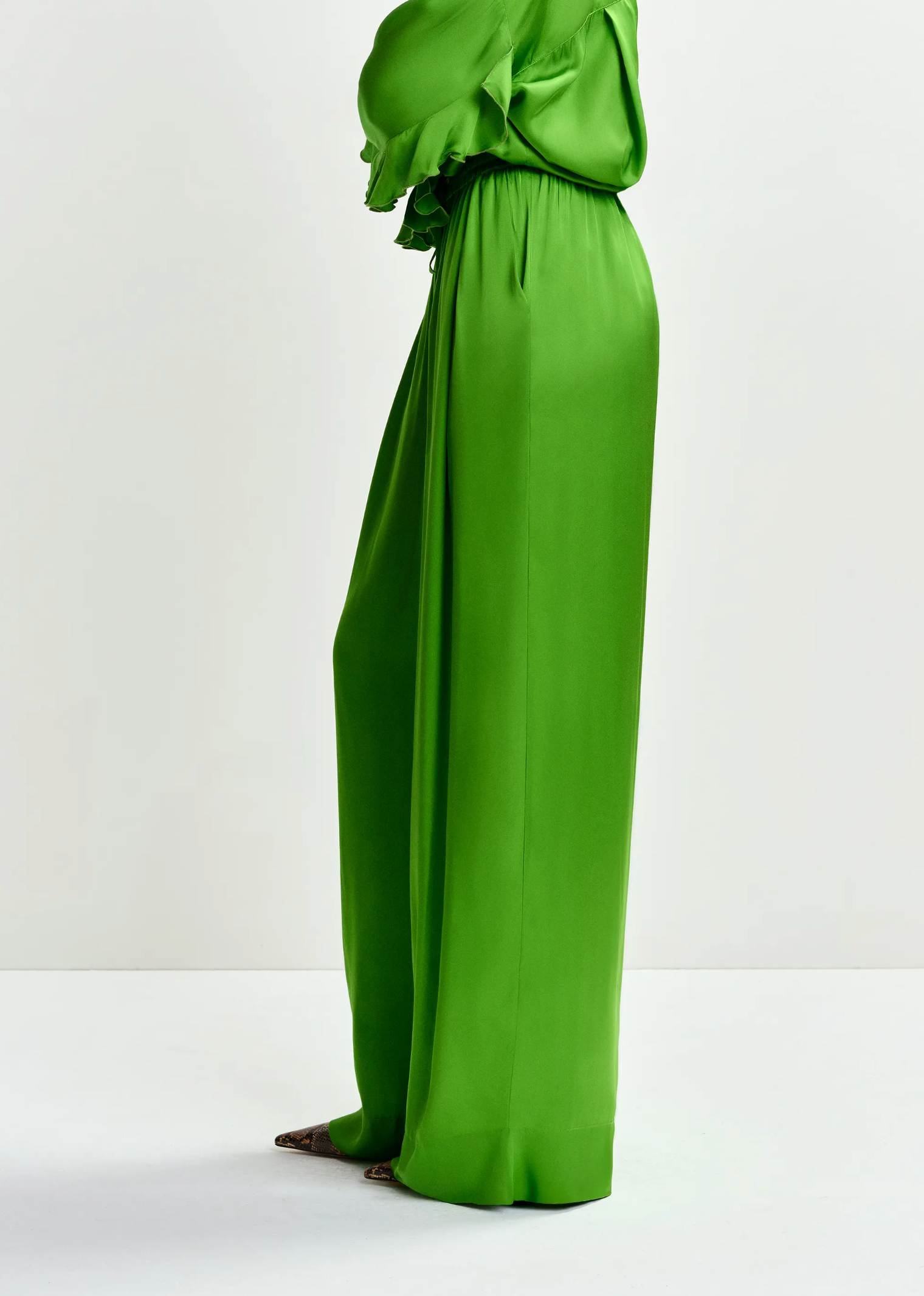 ESSENTIEL ANTWERP Pants "Julissa" spirulina green