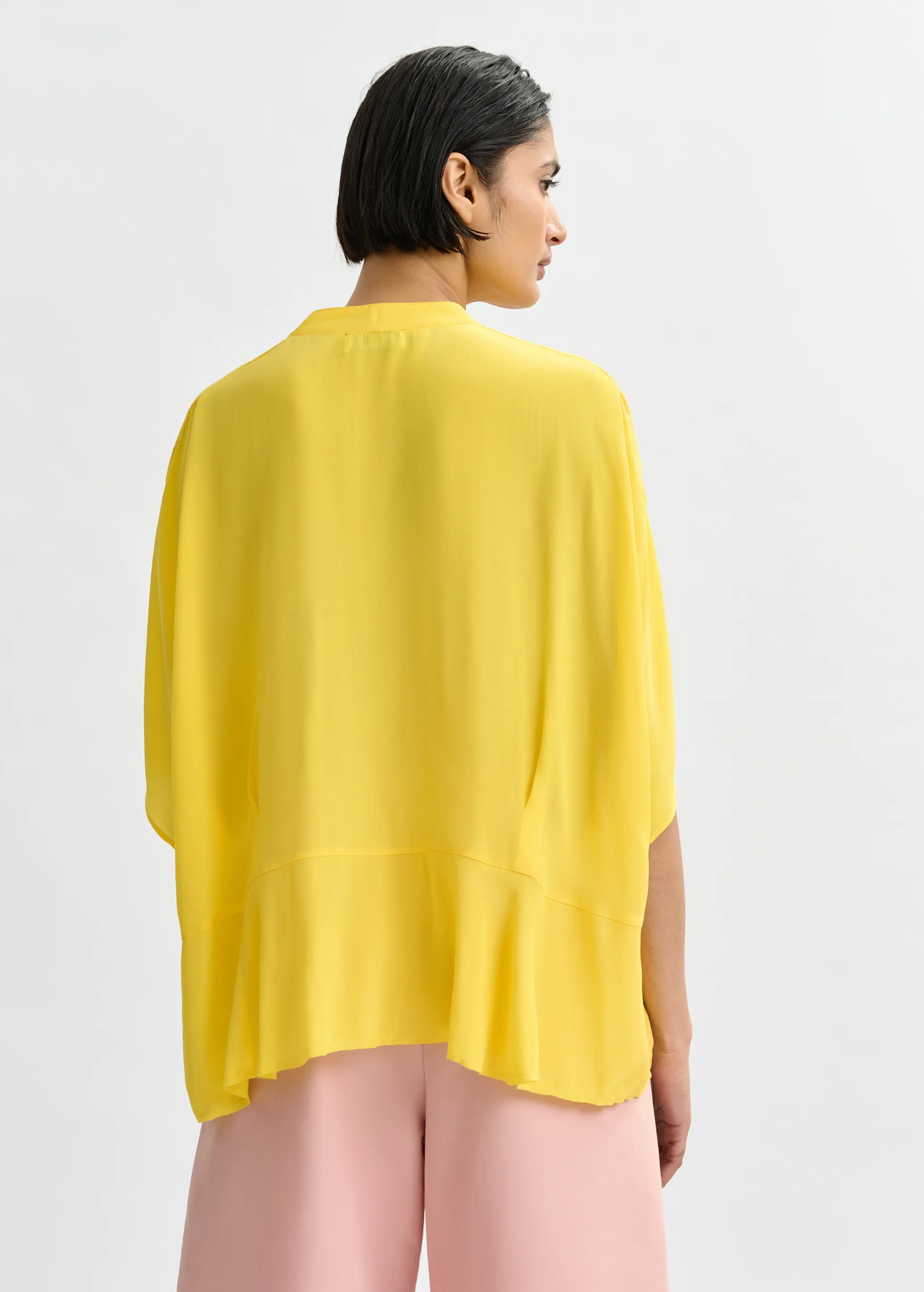 ESSENTIEL ANTWERP Shirt "Jacaranda" lemon squeeze