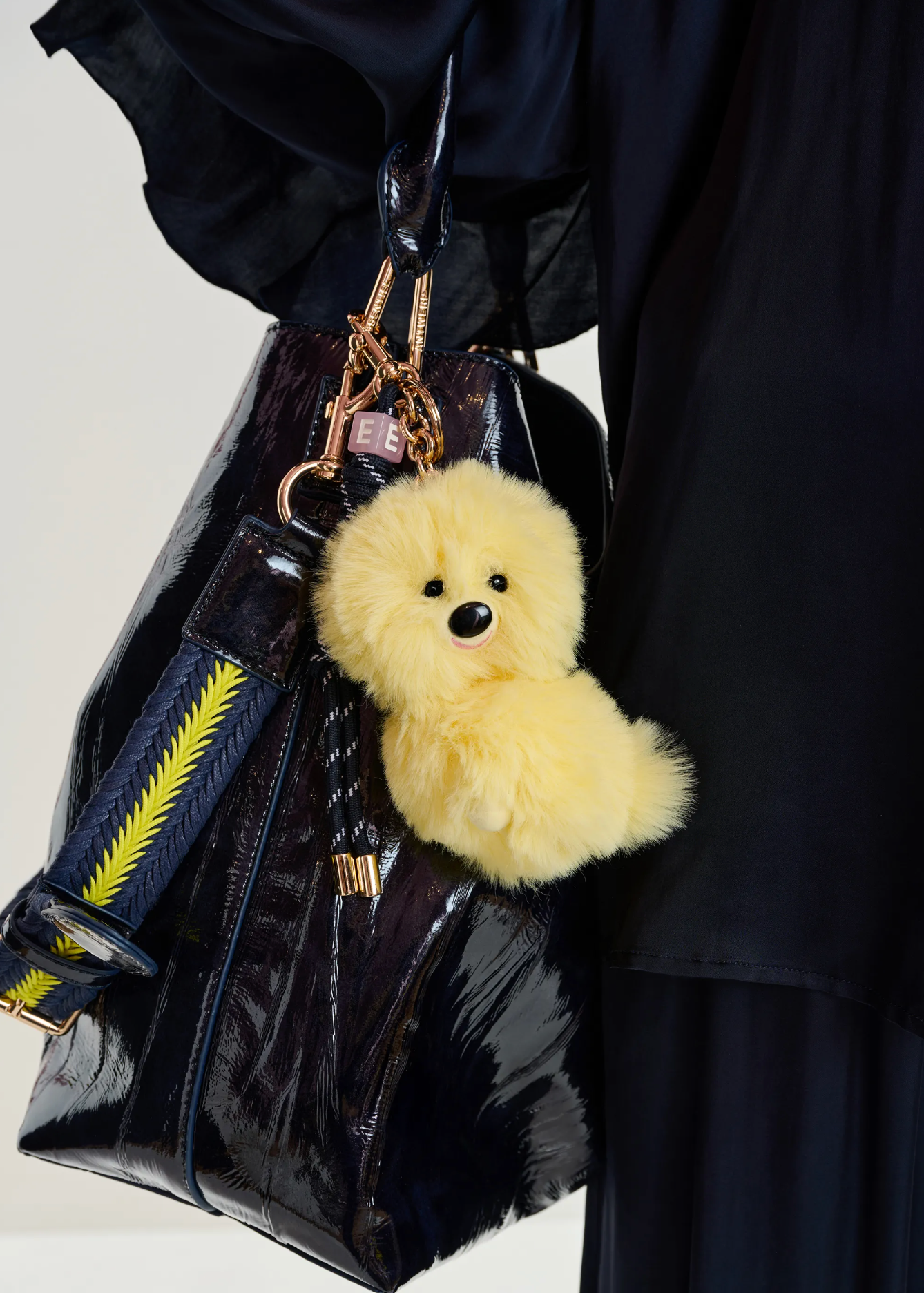 ESSENTIEL ANTWERP Bag Charm "Jaci" lemon squeeze