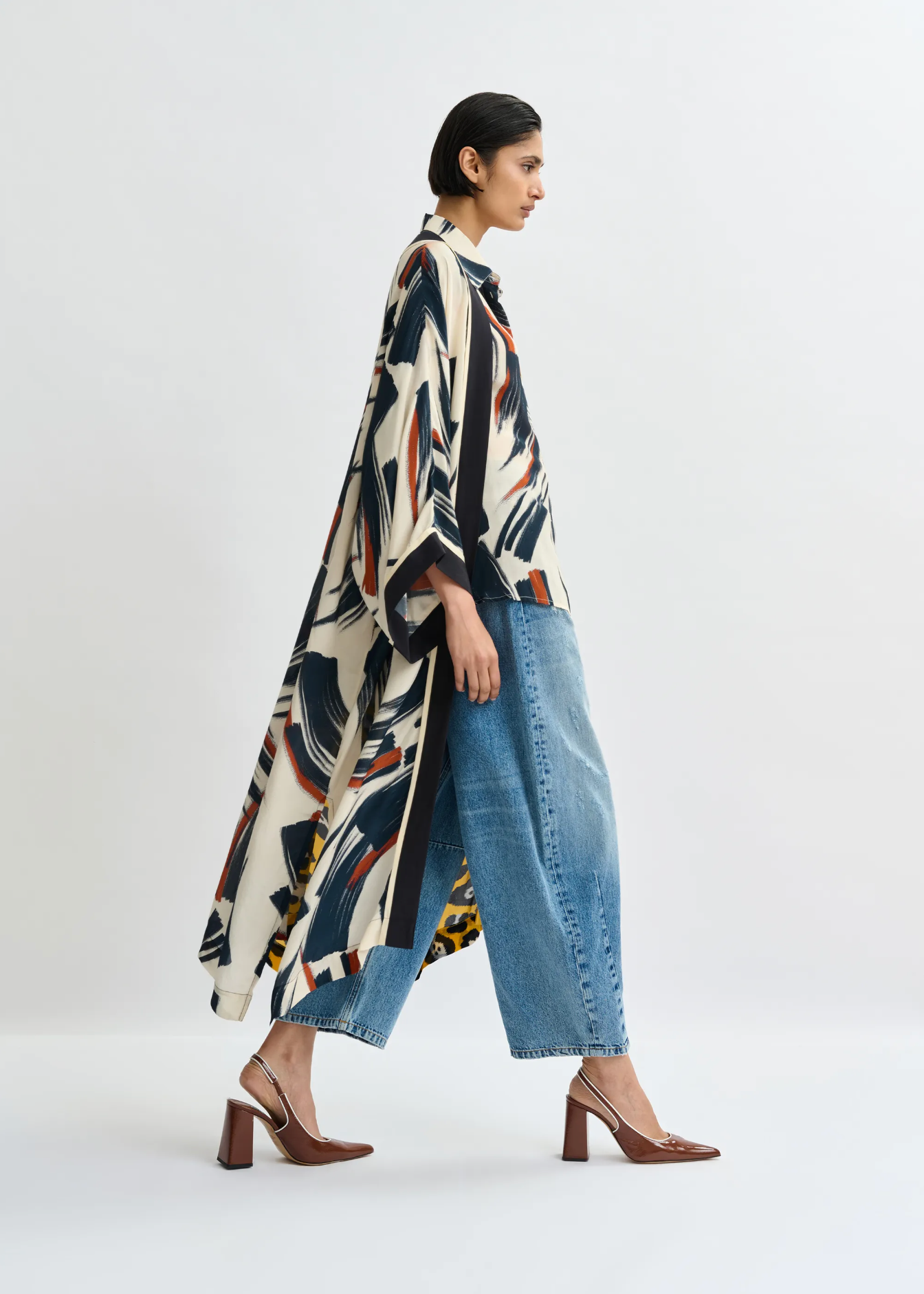 ESSENTIEL ANTWERP Kimono "Jartist" yellow ocher