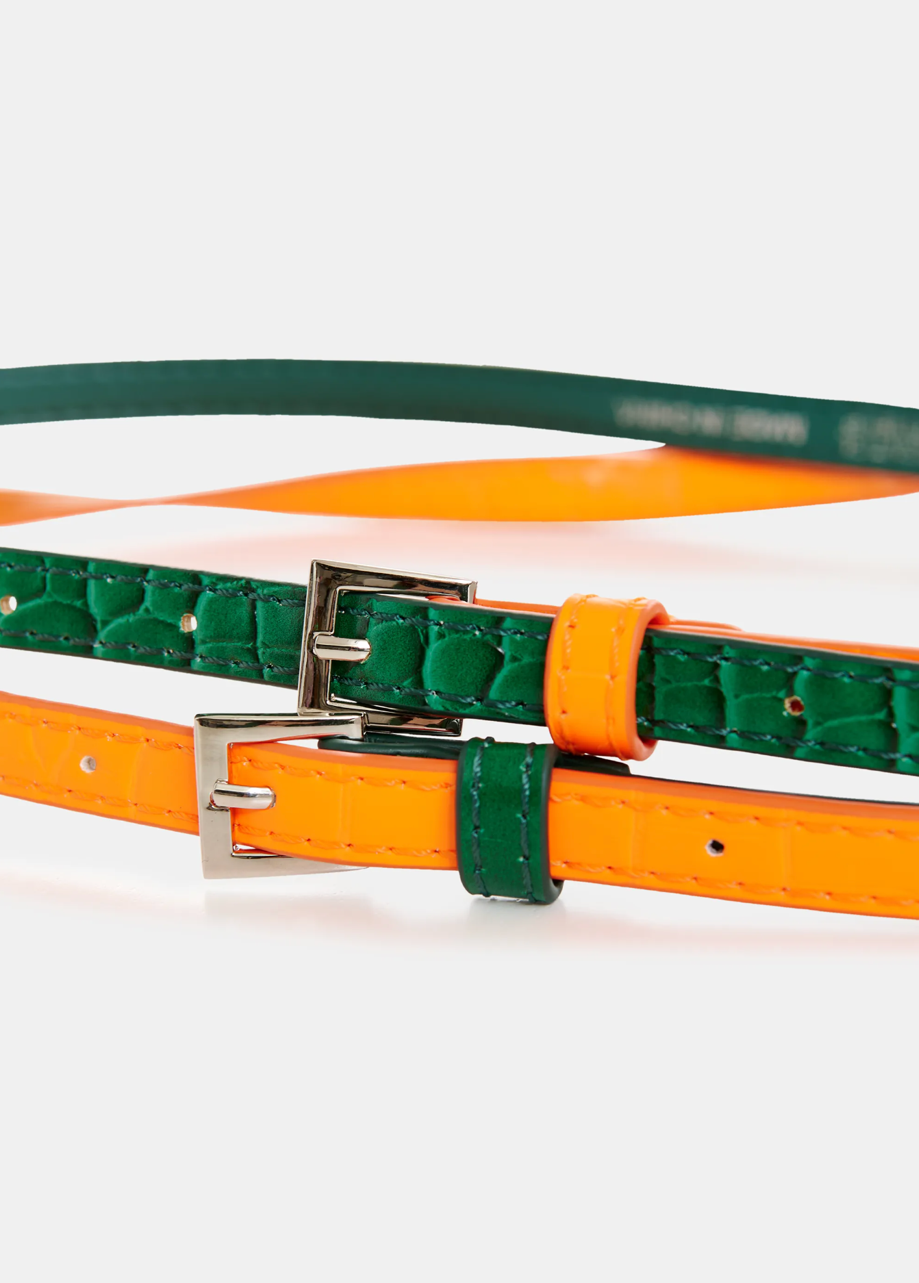 ESSENTIEL ANTWERP Belt "Jocoduo" spirulina green