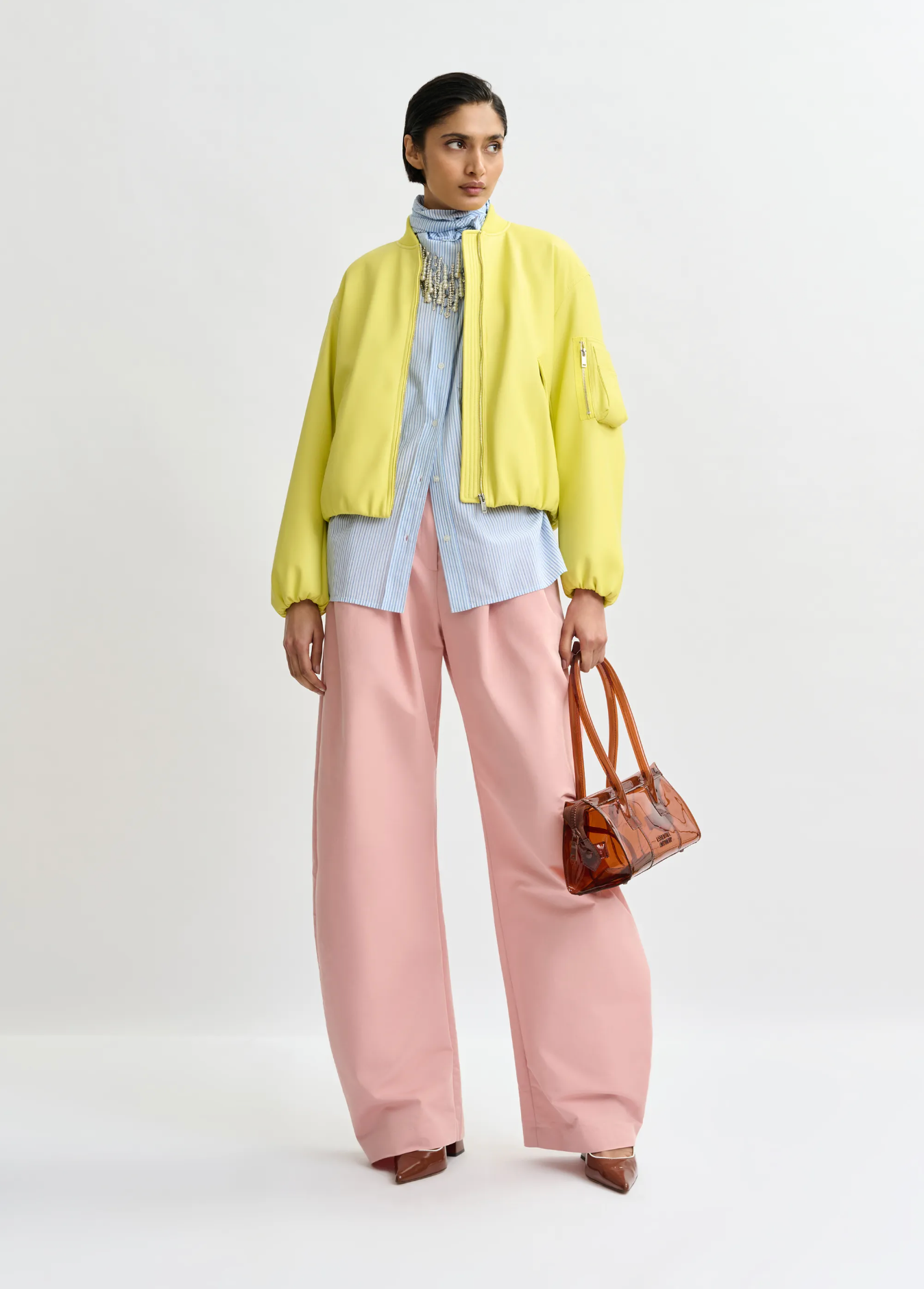 ESSENTIEL ANTWERP Jacket "Jug" yellow