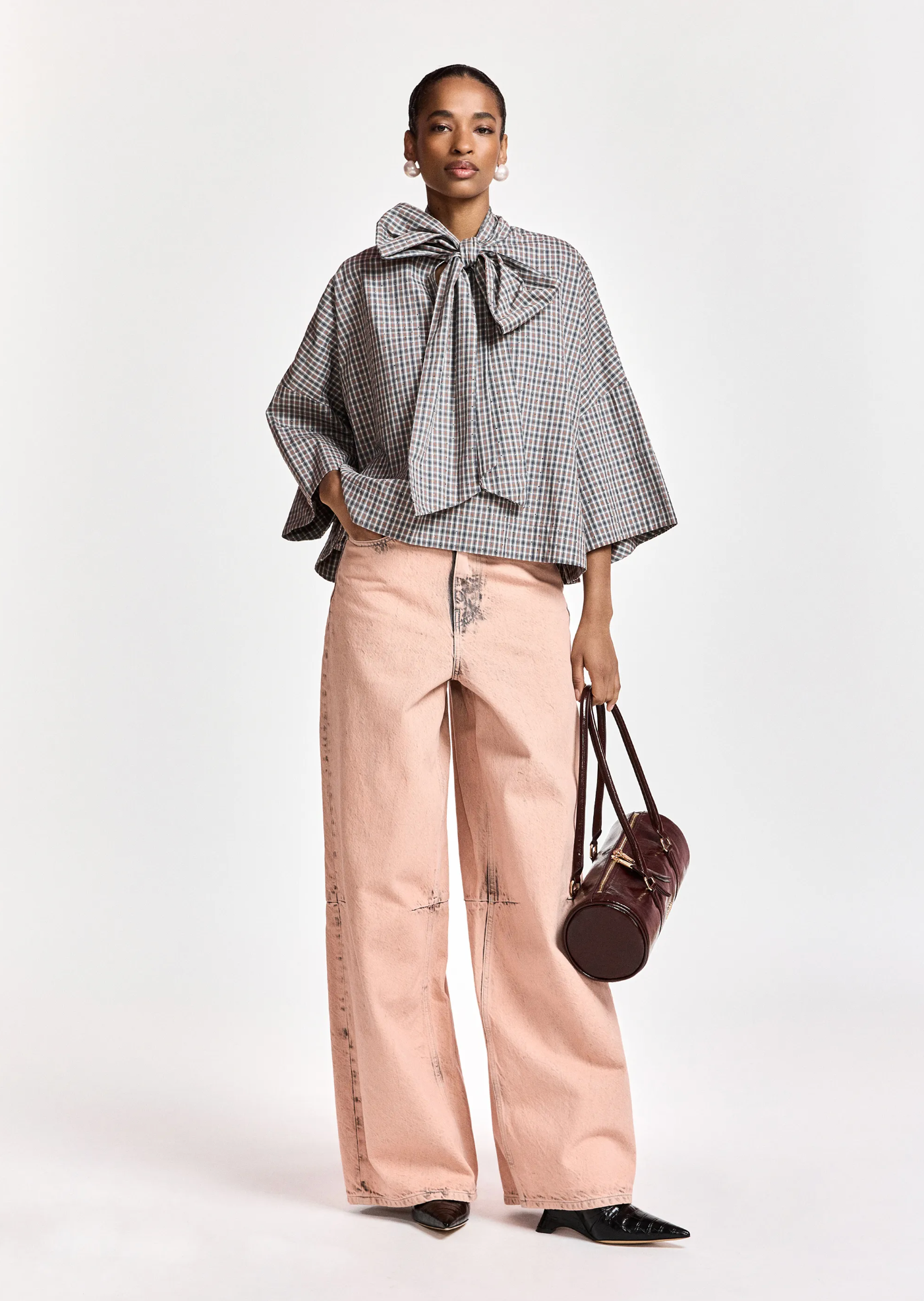 ESSENTIEL ANTWERP Blouse "Kefir" steel pulse
