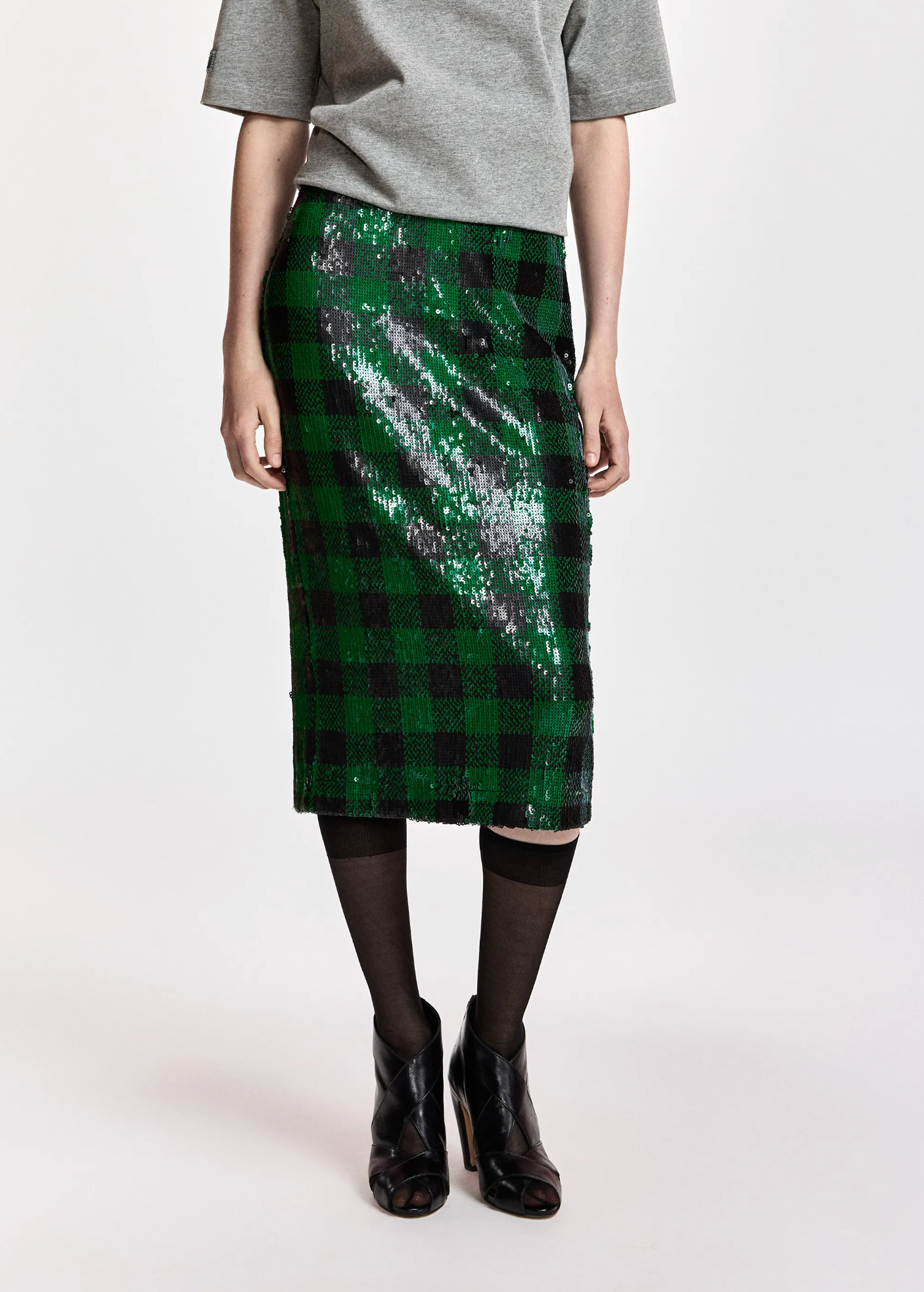 ESSENTIEL ANTWERP Skirt "Knitwear" kiwi queen