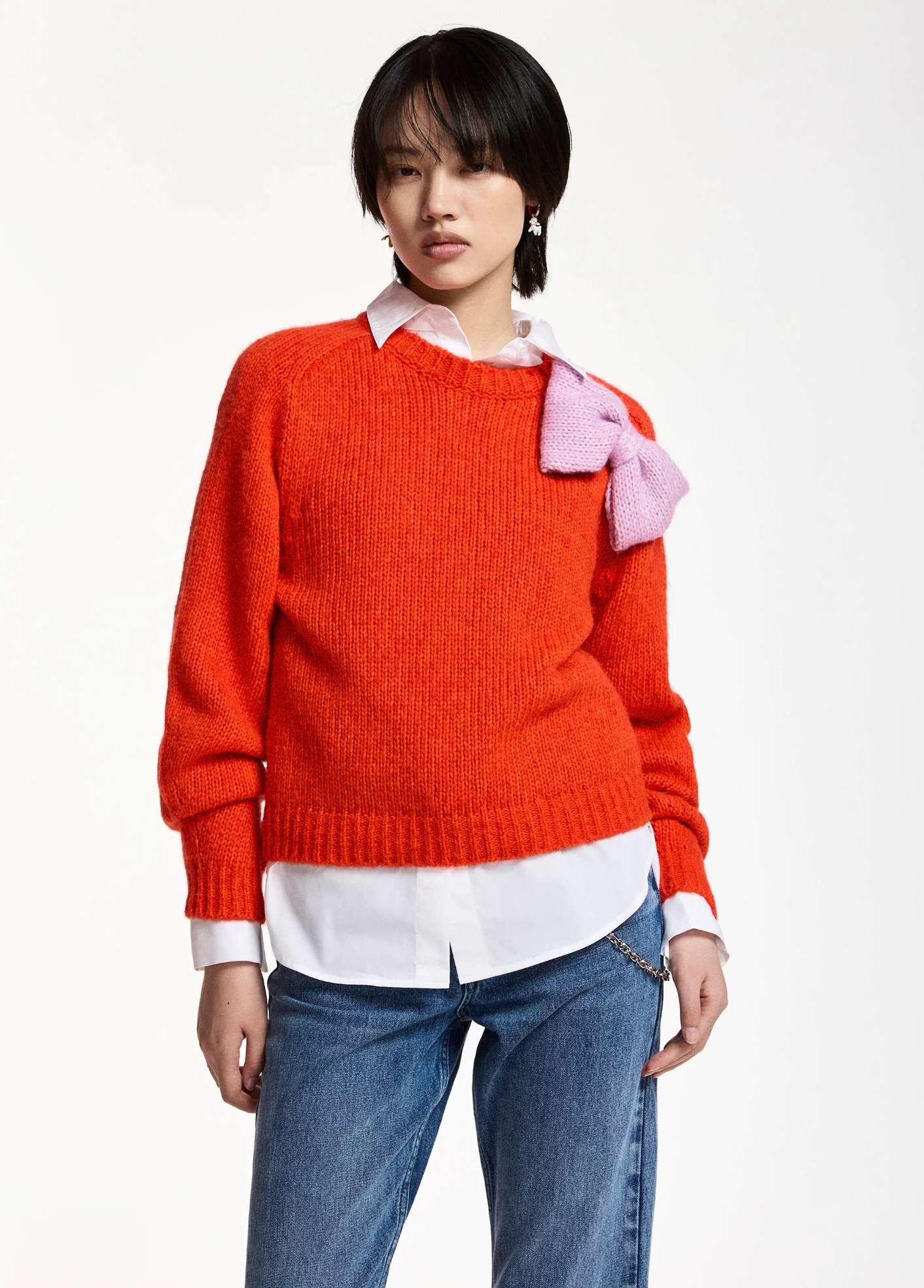 ESSENTIEL ANTWERP Pullover "Kollier" loose juice