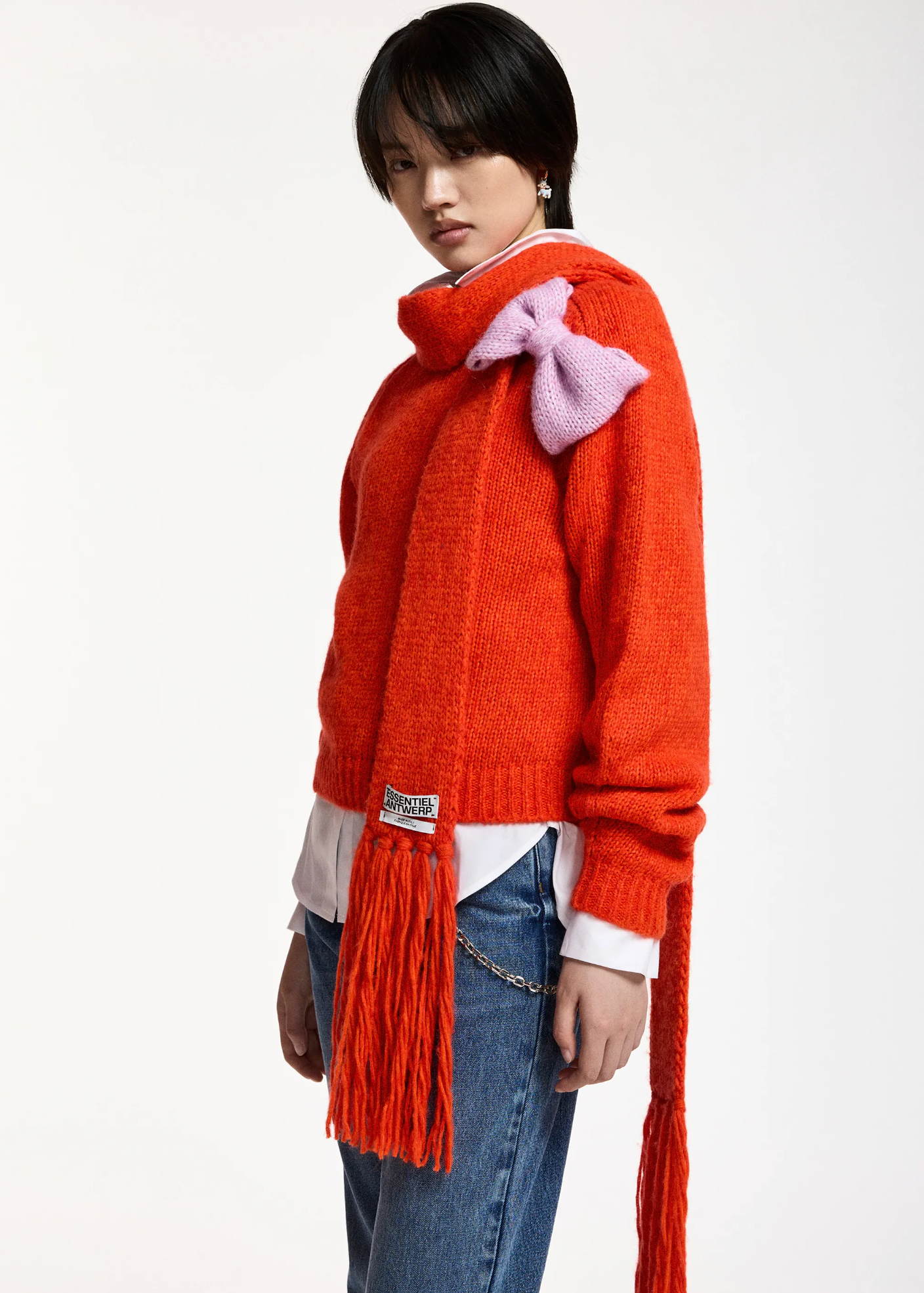 ESSENTIEL ANTWERP Pullover "Kollier" loose juice