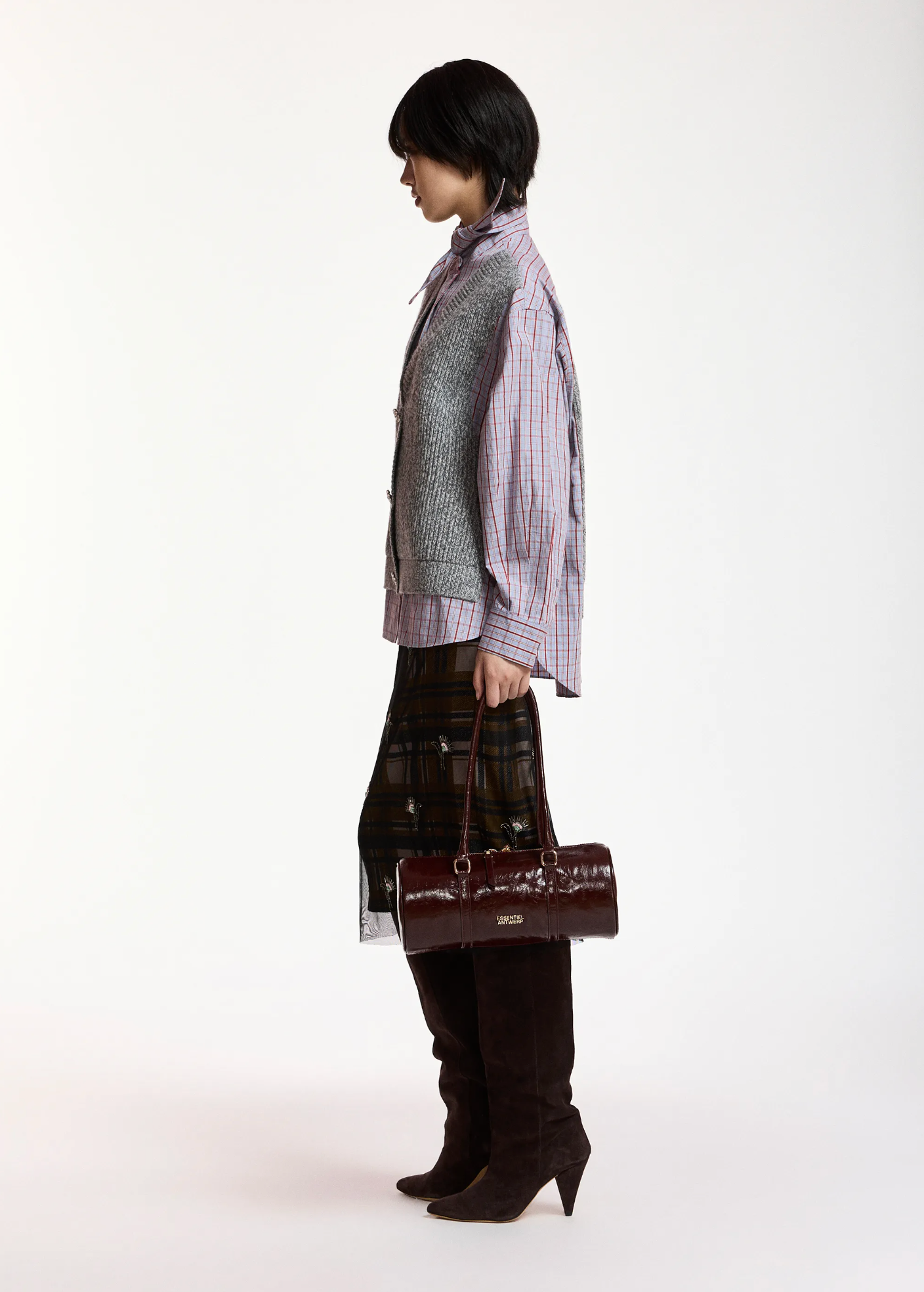 ESSENTIEL ANTWERP Shirt "Kute" mushroom mood