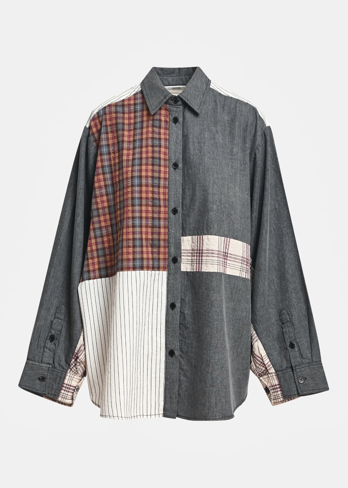 ESSENTIEL ANTWERP Shirt "Kingsley" patchwork