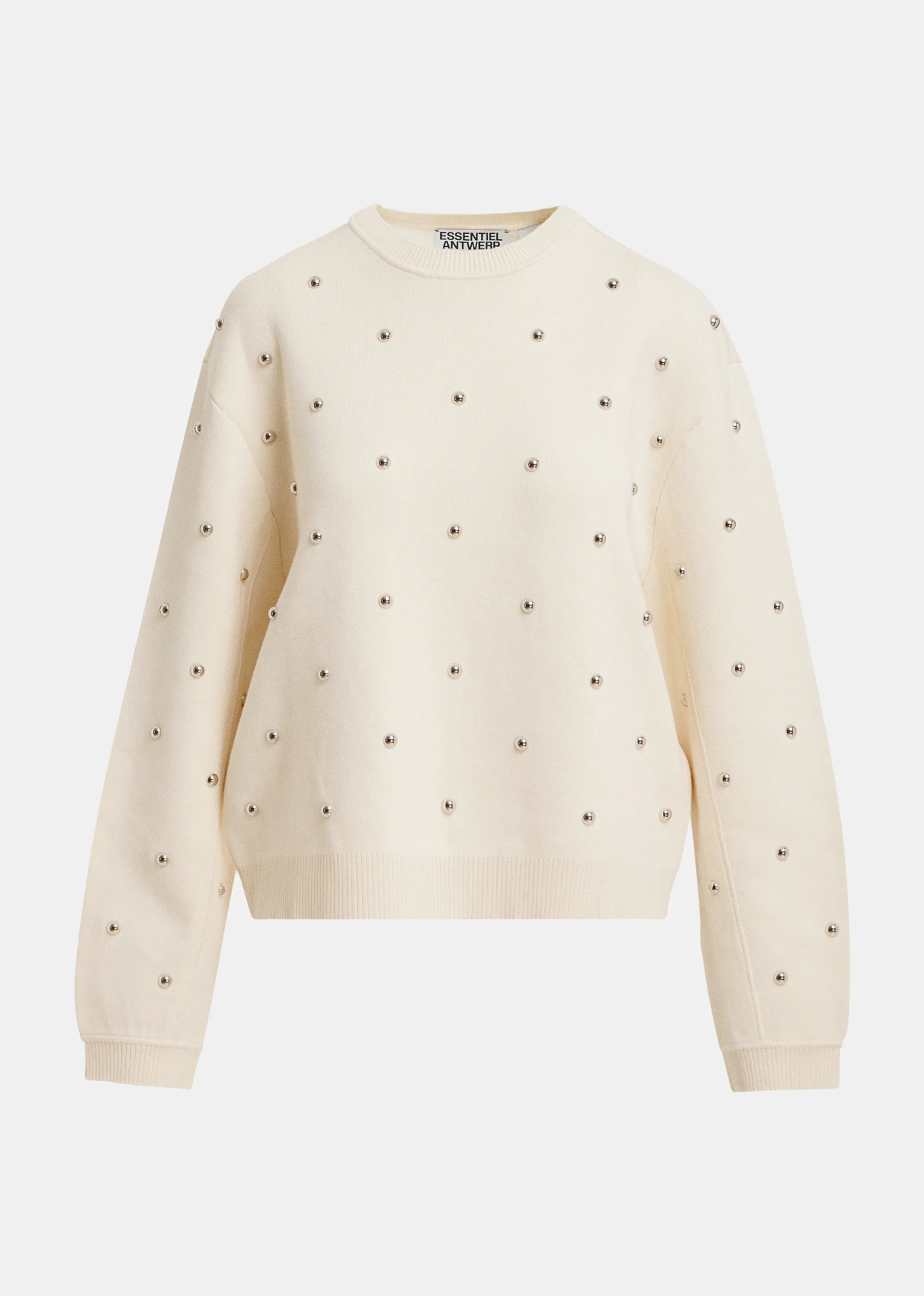 ESSENTIEL ANTWERP Pullover "Klou" white