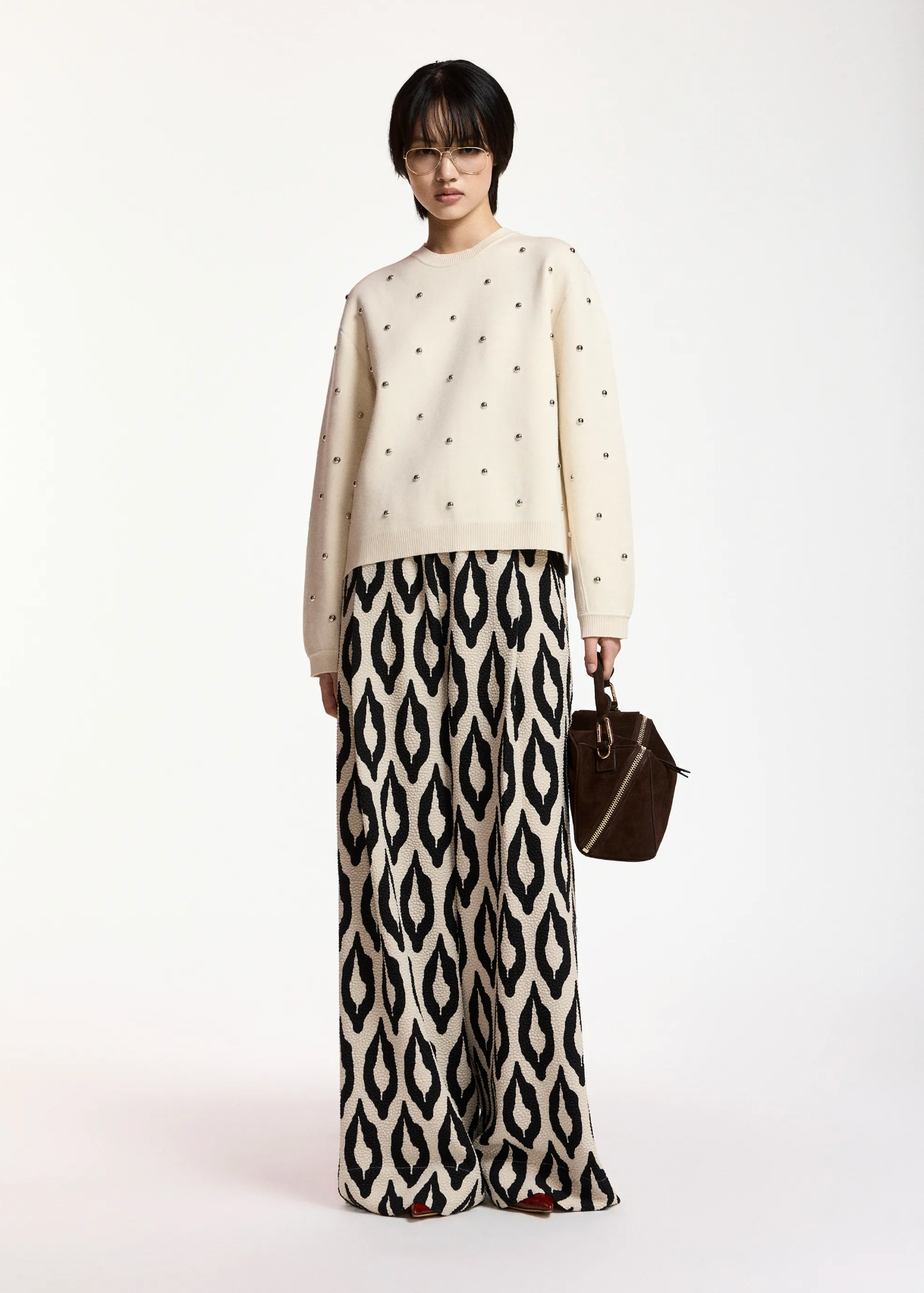 ESSENTIEL ANTWERP Pullover "Klou" white