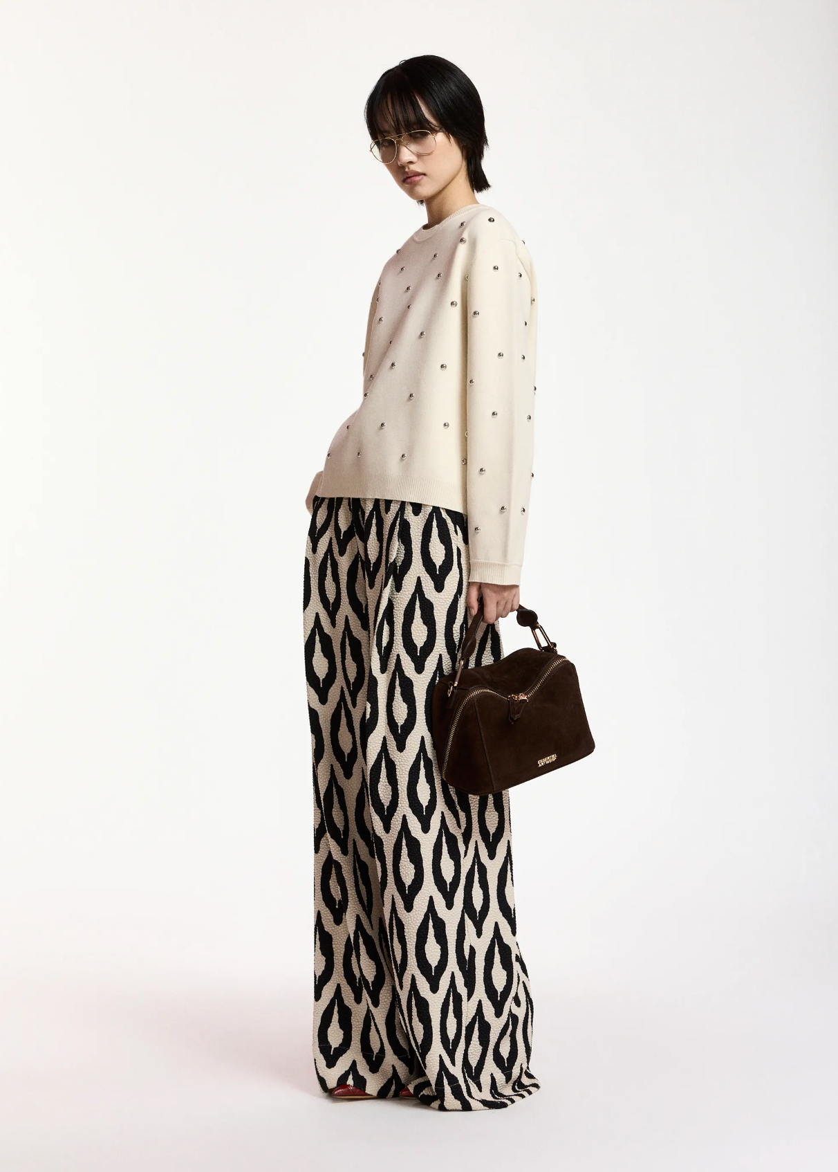 ESSENTIEL ANTWERP Pullover "Klou" white