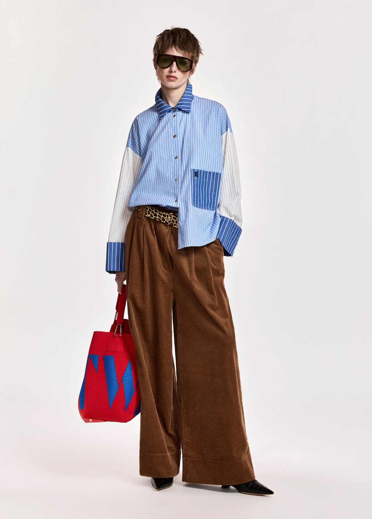 ESSENTIEL ANTWERP Pants "Kitch" brown sugar