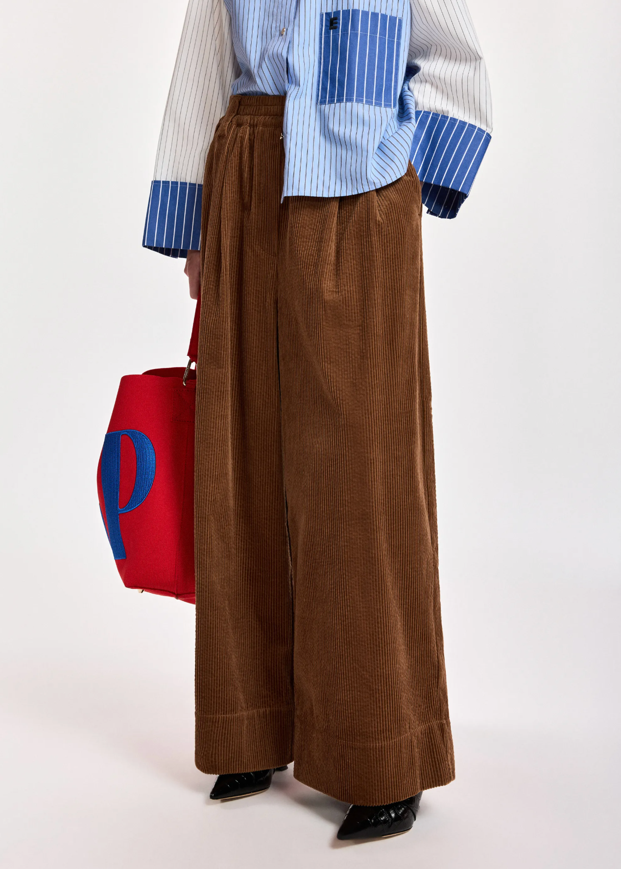ESSENTIEL ANTWERP Pants "Kitch" brown sugar
