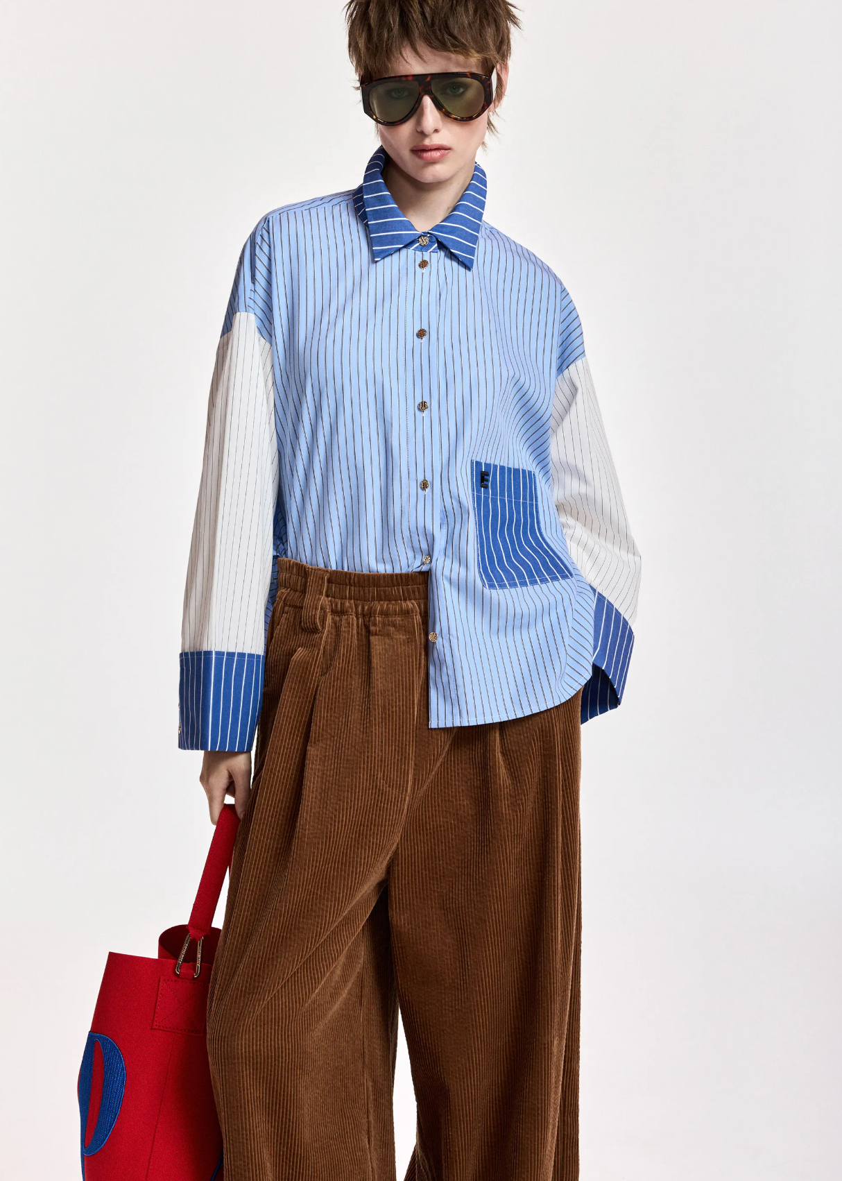 ESSENTIEL ANTWERP Pants "Kitch" brown sugar