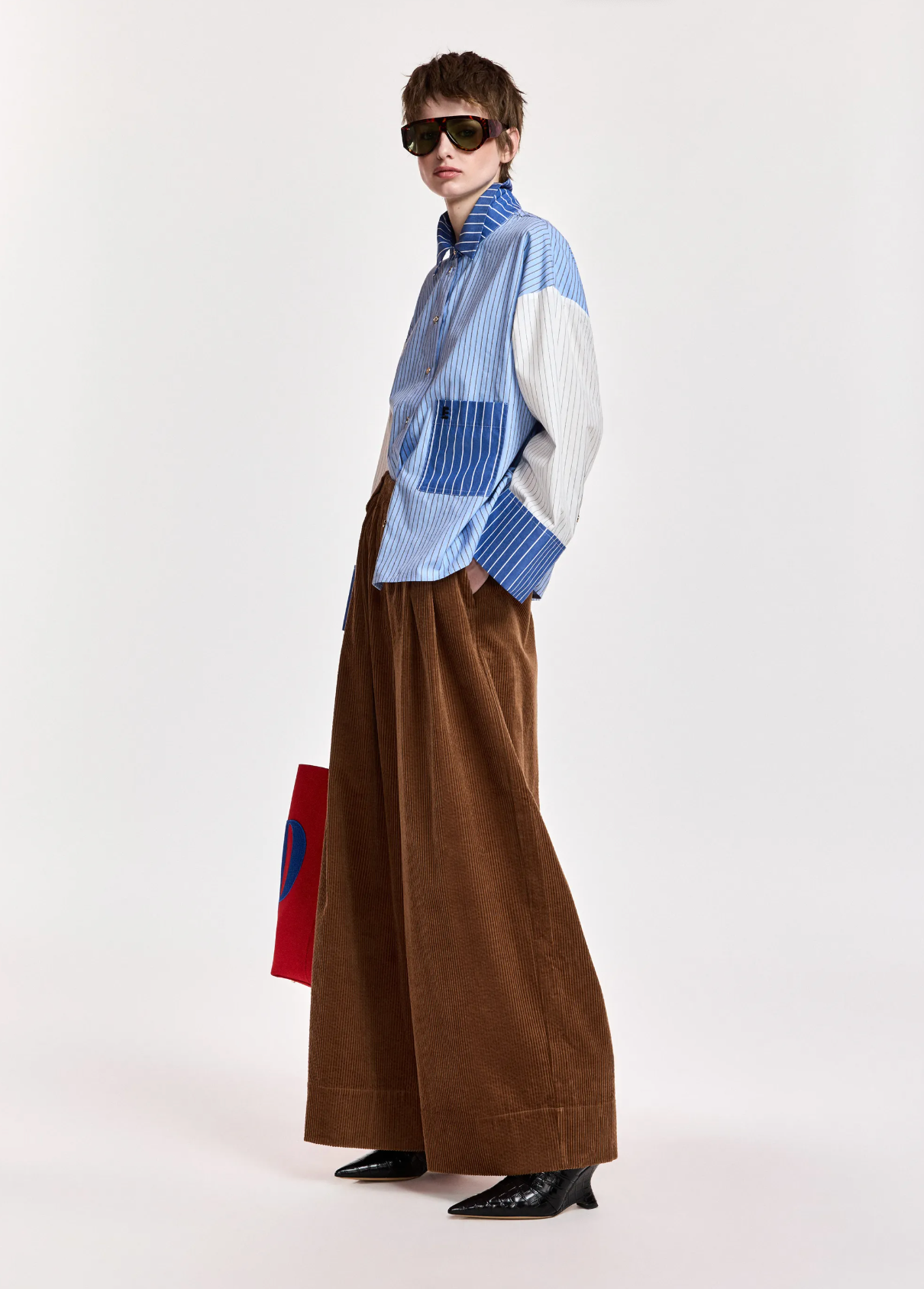 ESSENTIEL ANTWERP Pants "Kitch" brown sugar