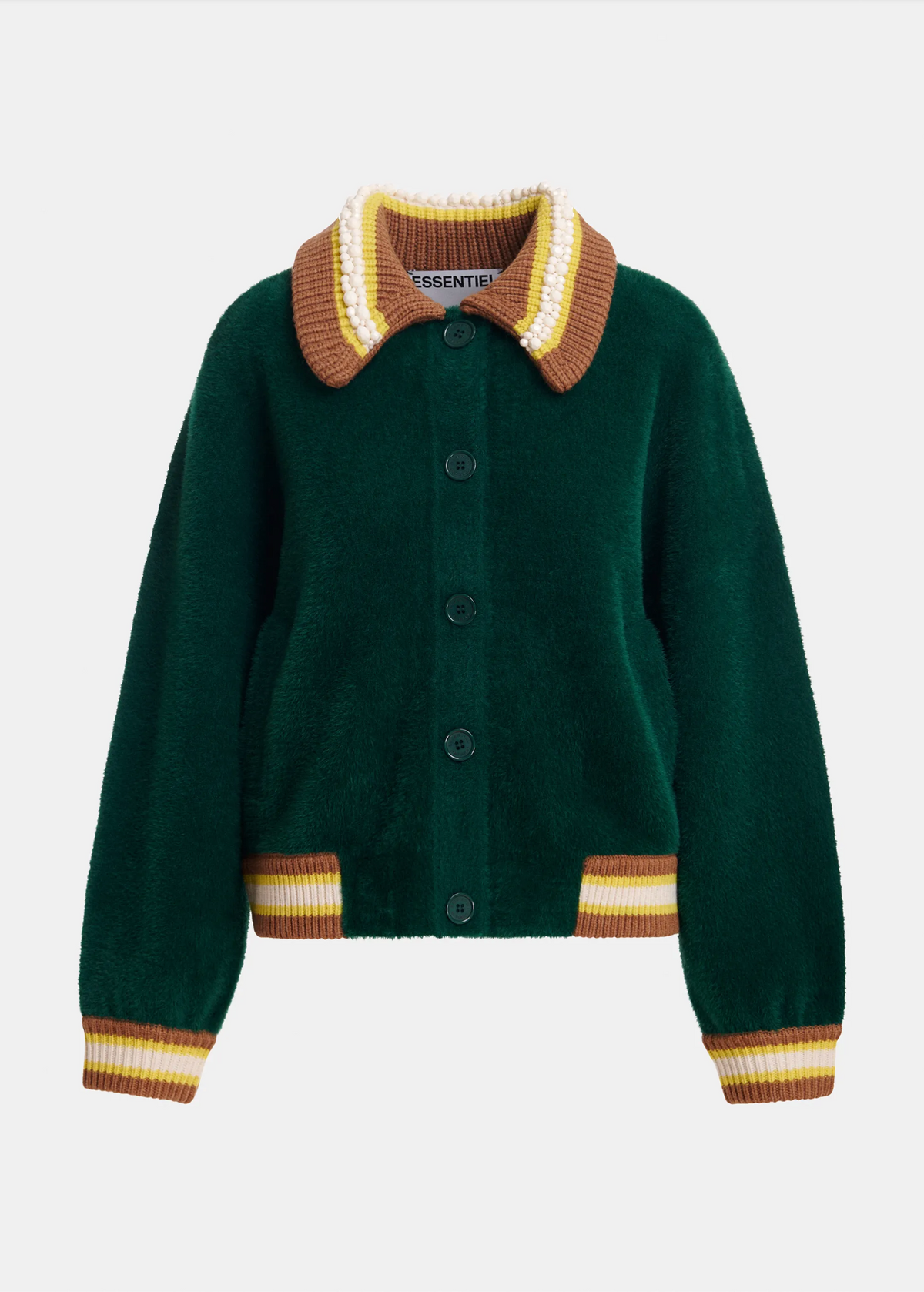 ESSENTIEL ANTWERP Cardigan "Kamore" forest whisper
