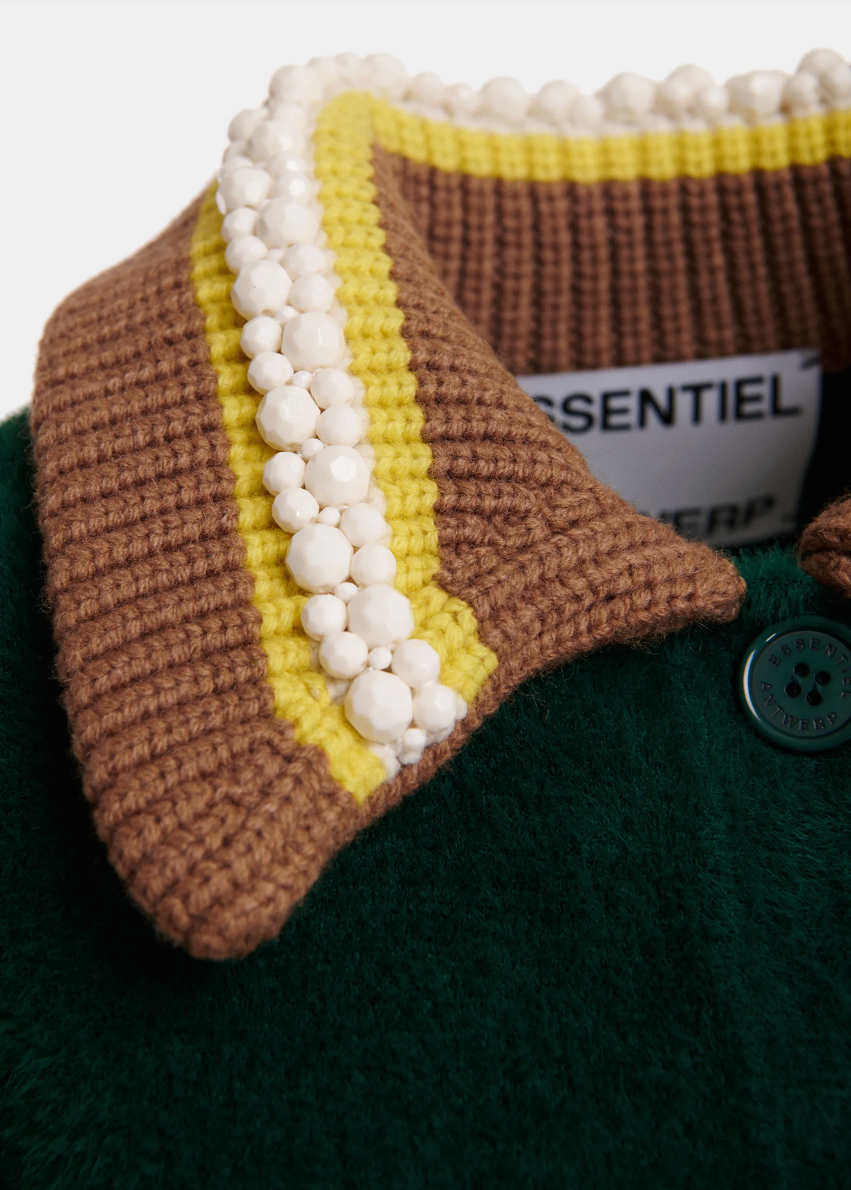 ESSENTIEL ANTWERP Cardigan "Kamore" forest whisper