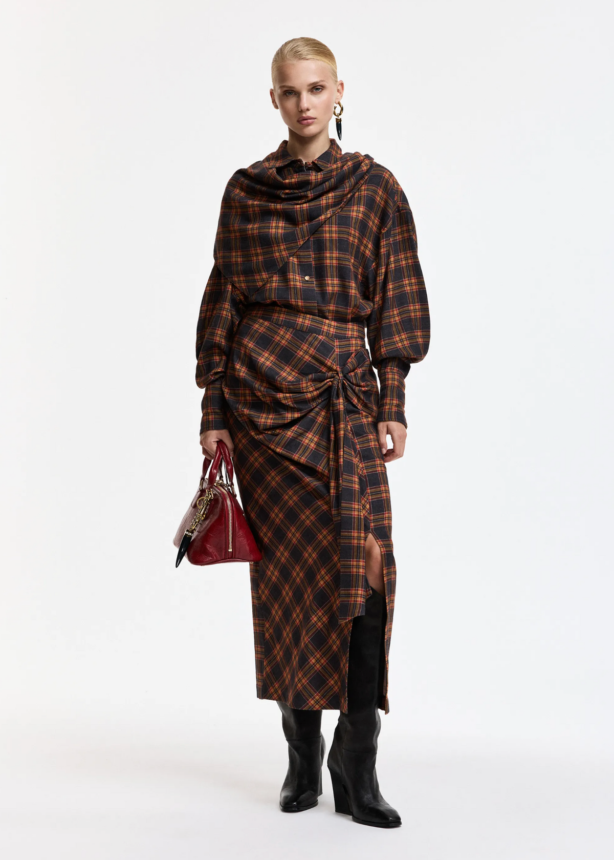 ESSENTIEL ANTWERP Skirt "Karm" firestarter