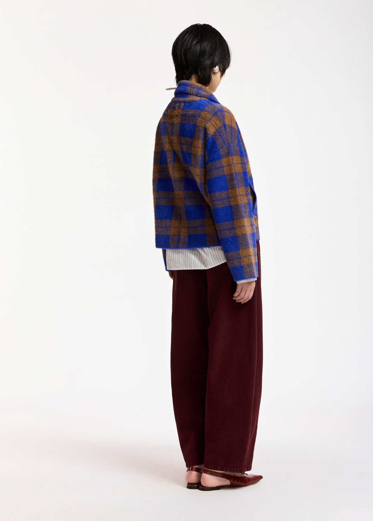 ESSENTIEL ANTWERP Cardigan "Karreau" indigo ink