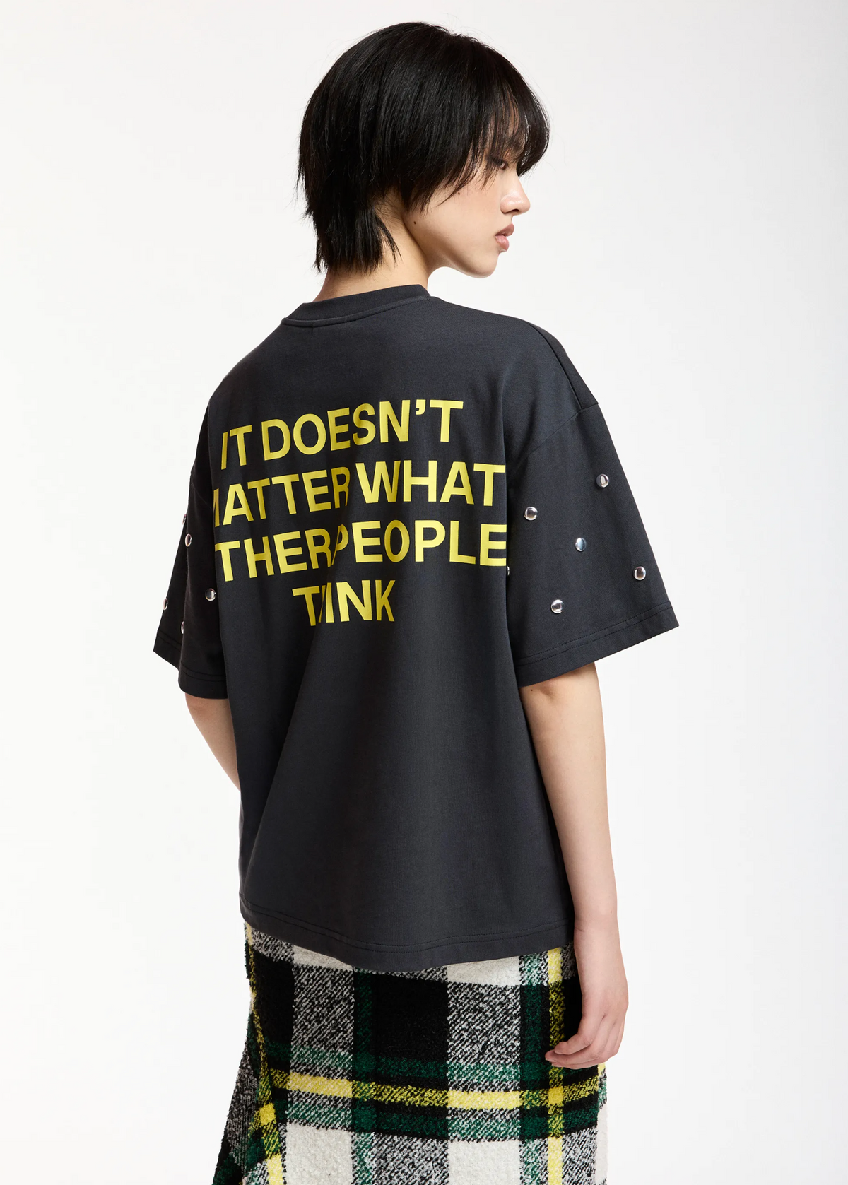 ESSENTIEL ANTWERP T-Shirt "Kourse" charcoal chic