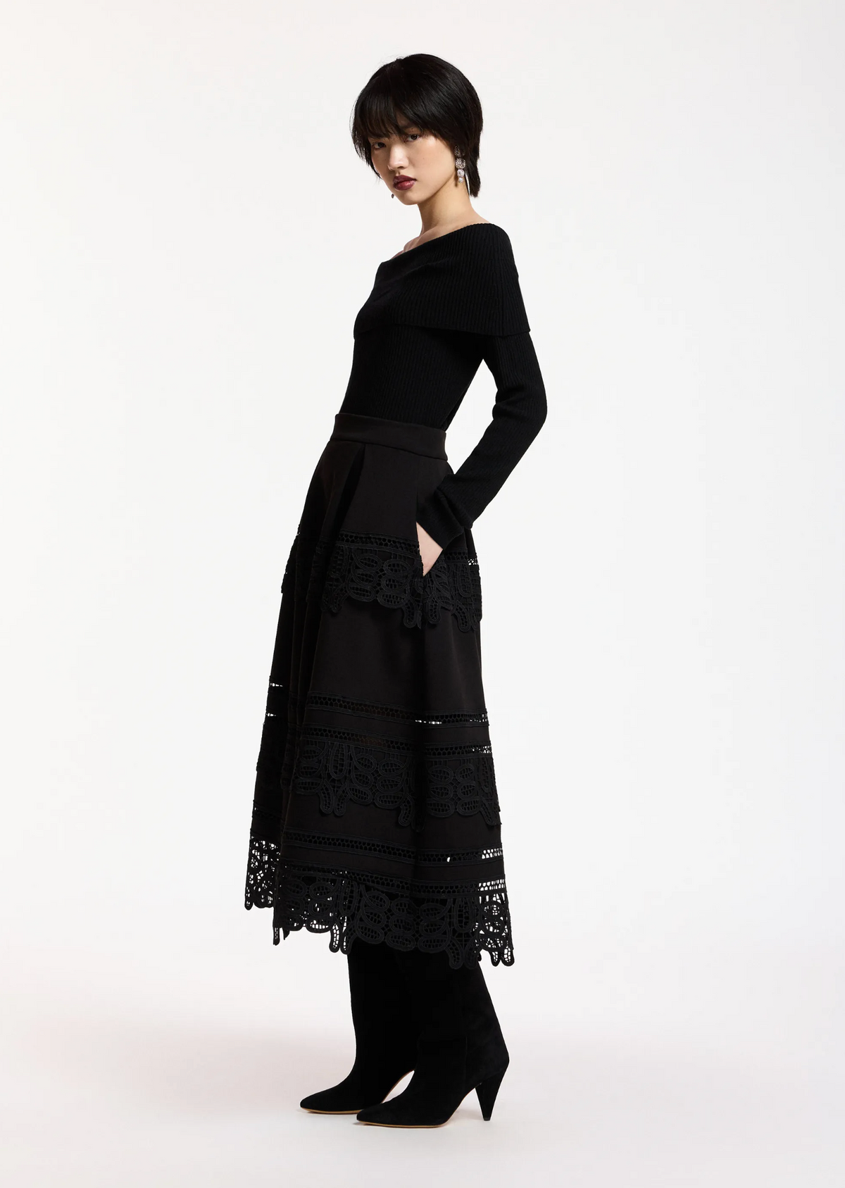 ESSENTIEL ANTWERP Skirt "Kommon" black