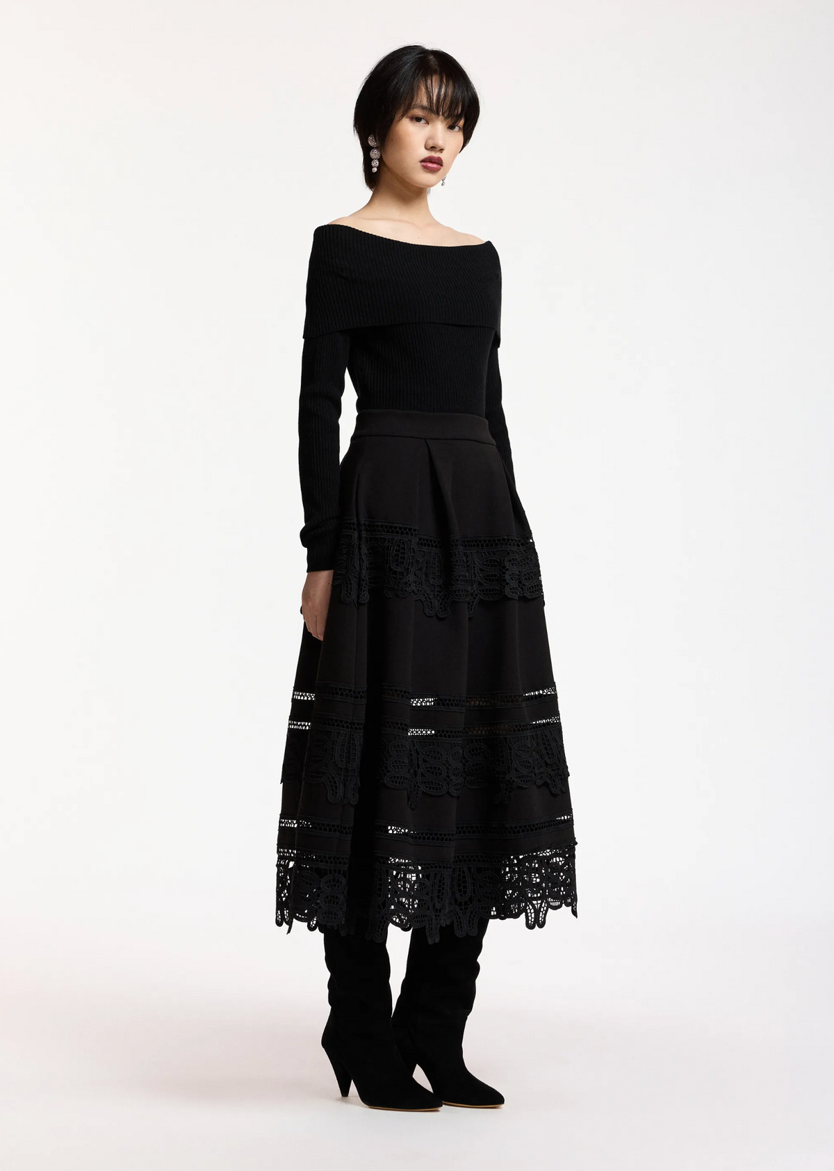 ESSENTIEL ANTWERP Skirt "Kommon" black