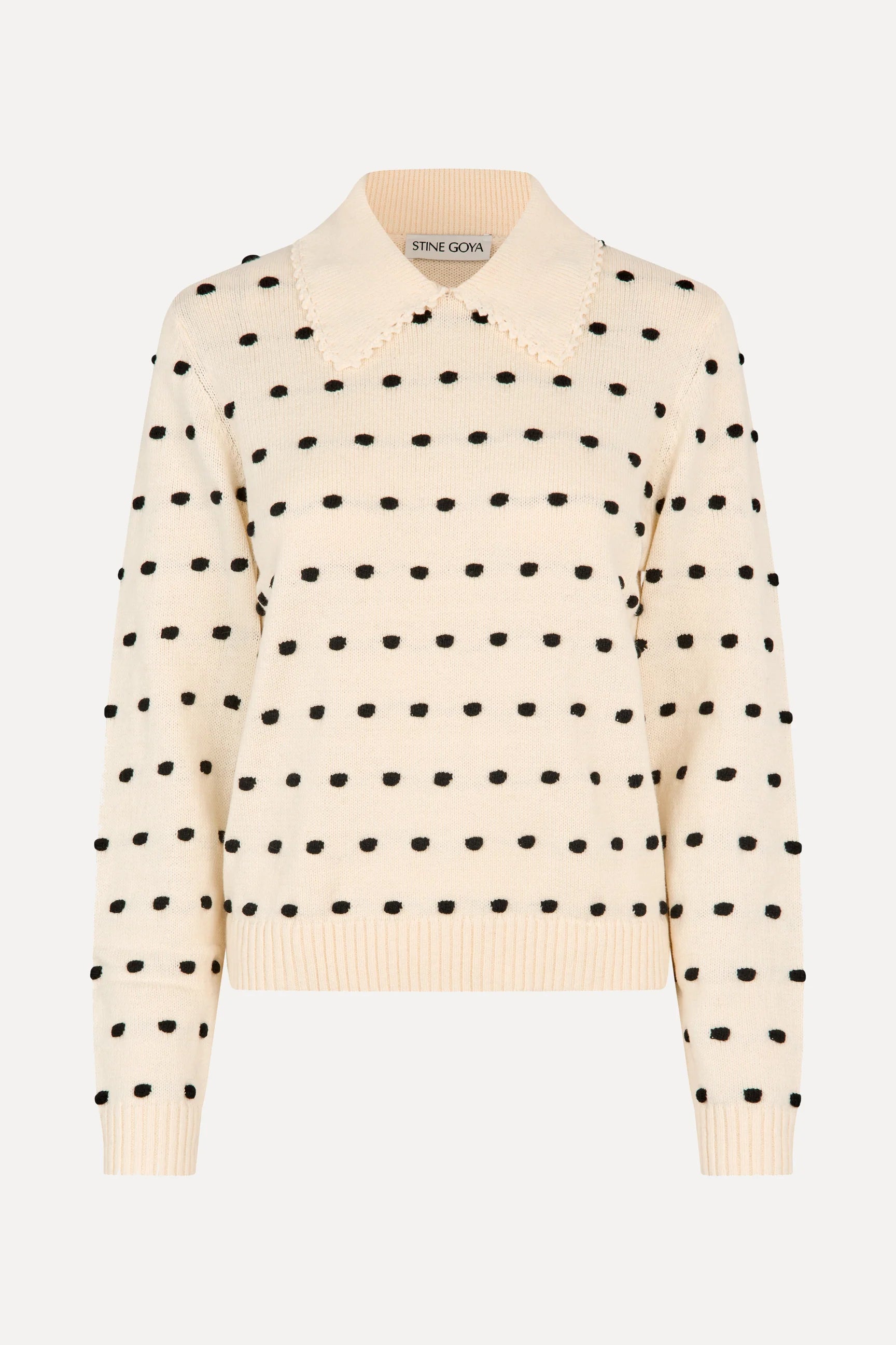 STINE GOYA Polo Longsleeve "Sunlight bobbles"