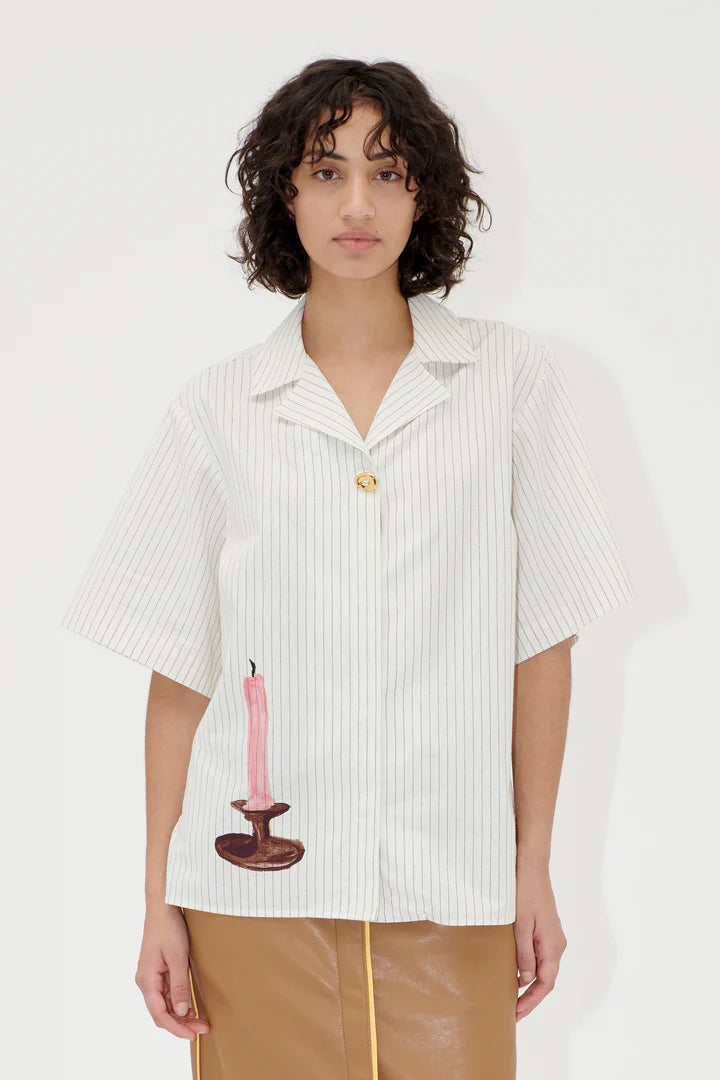 Stine Goya Shirt Blouse Candle Stripe