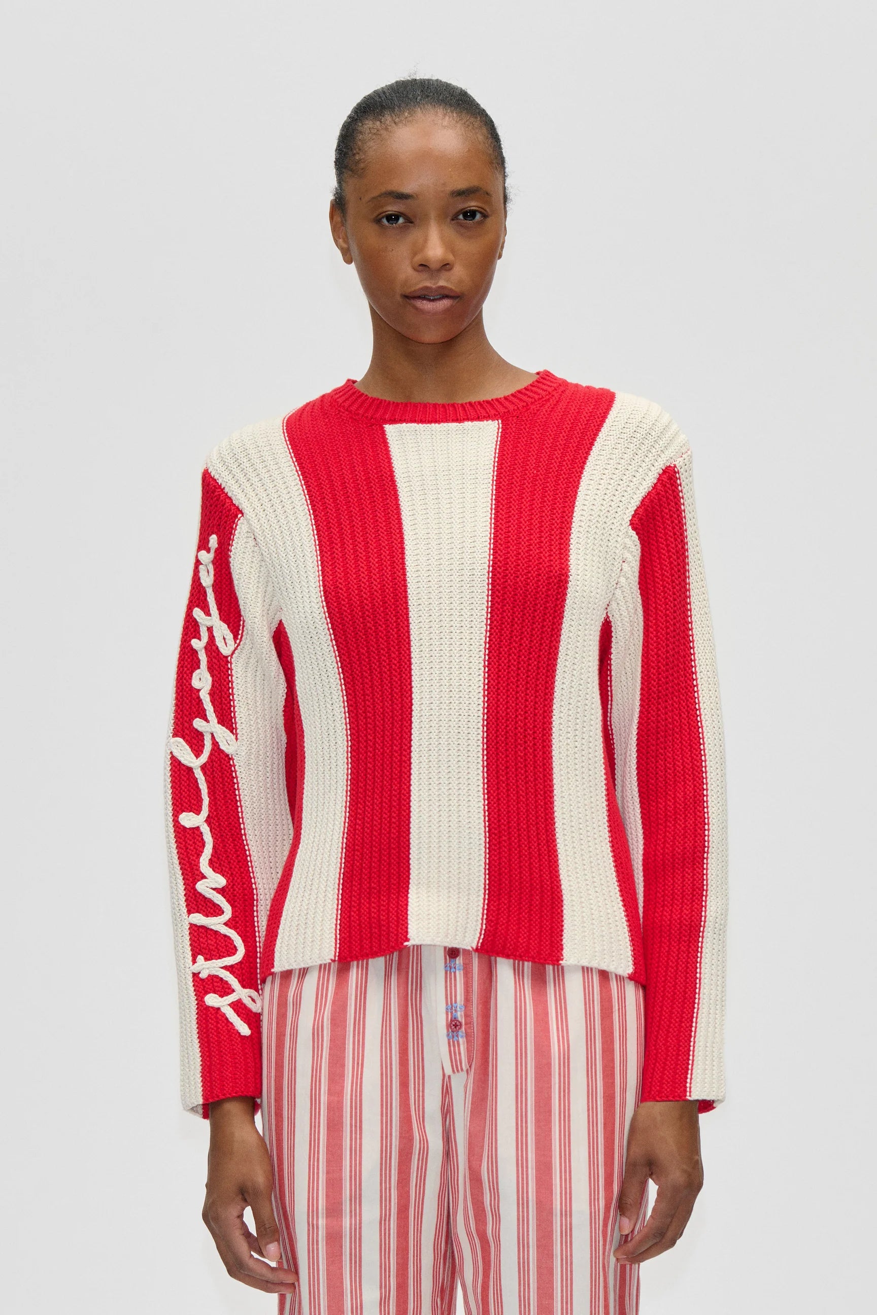 STINE GOYA Pullover "Equestrian stripes"