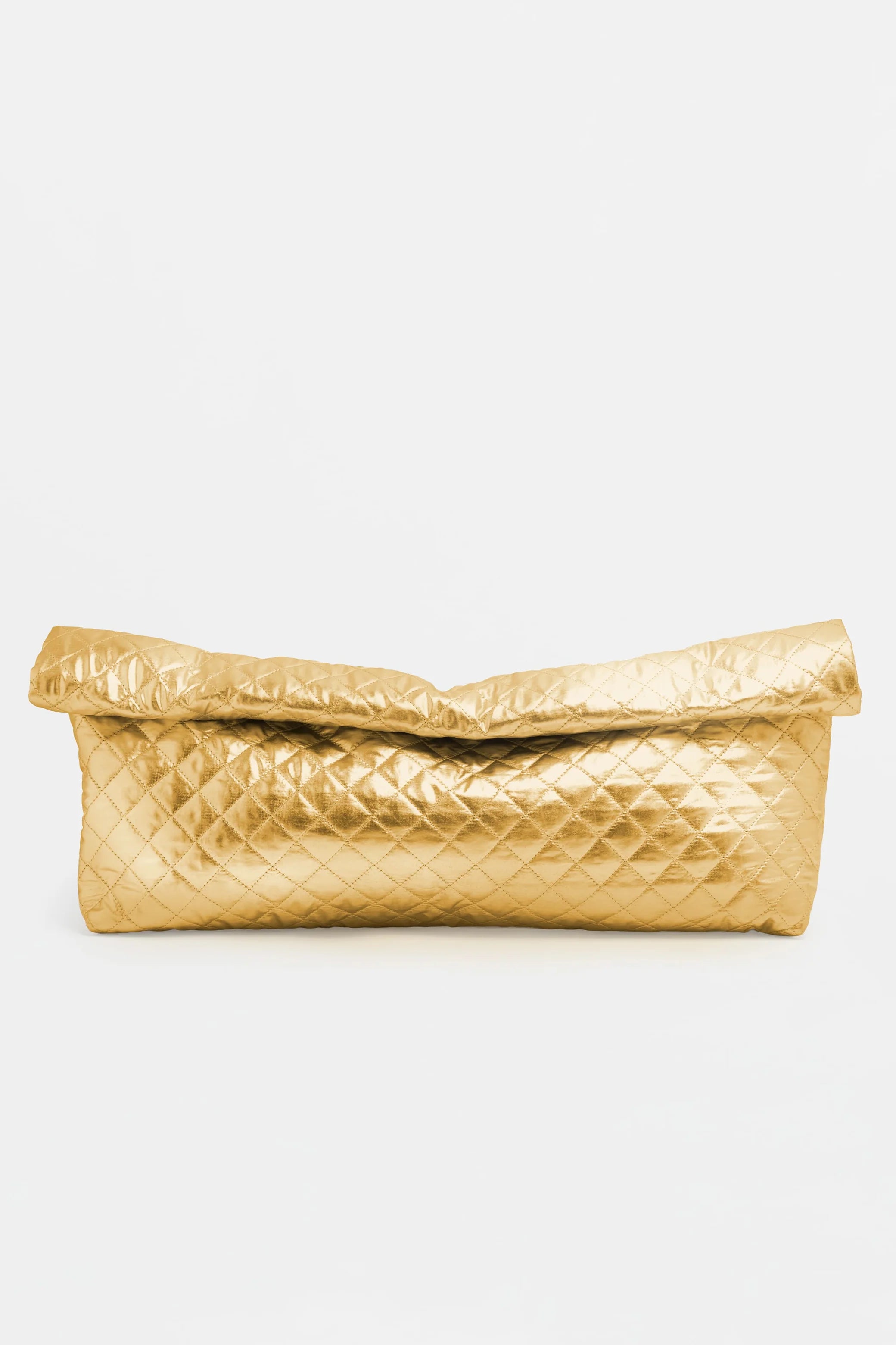 JULIA SKERGETH "The oversized clutch" gold